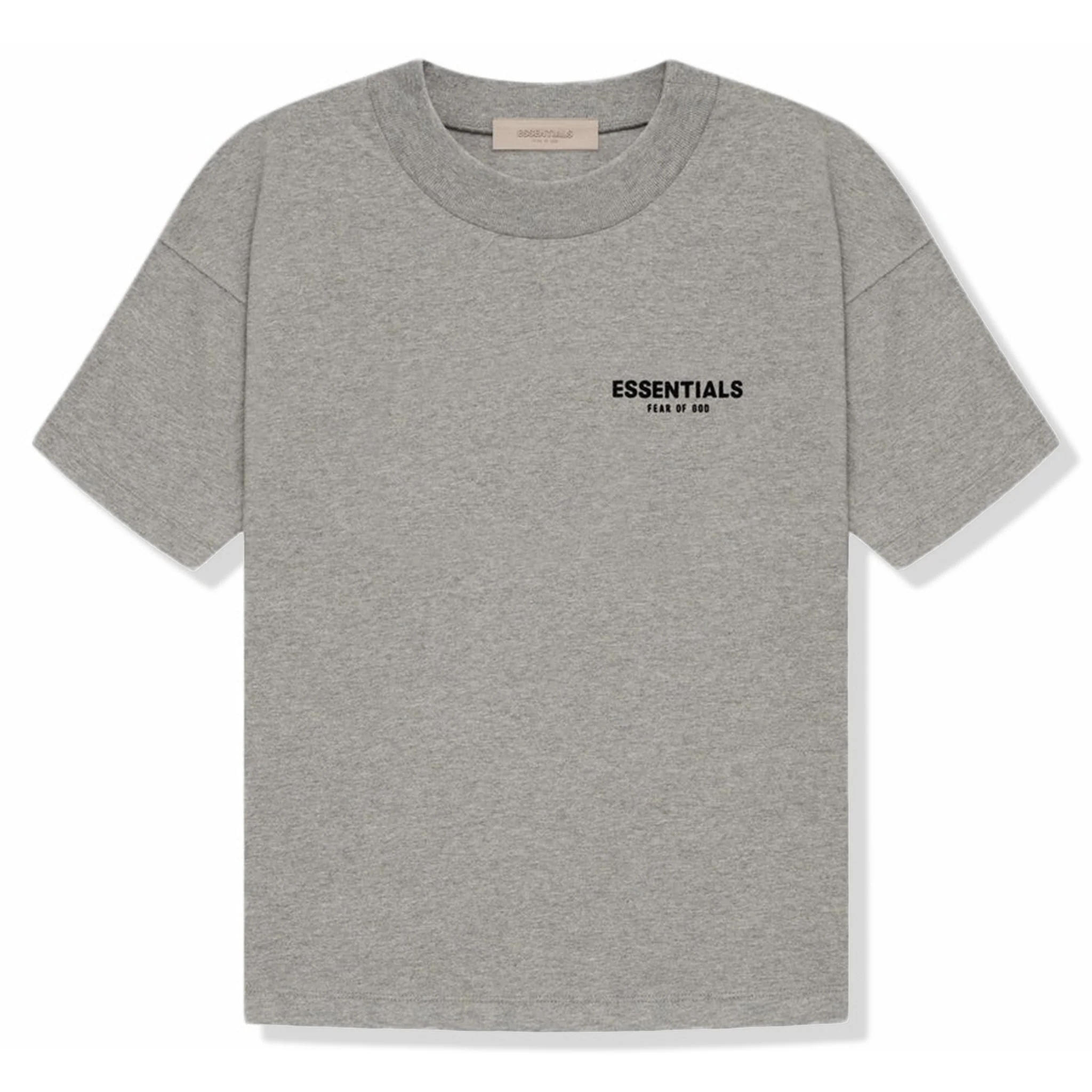 Fear Of God Essentials Dark Oatmeal T Shirt (SS22) - Image 2