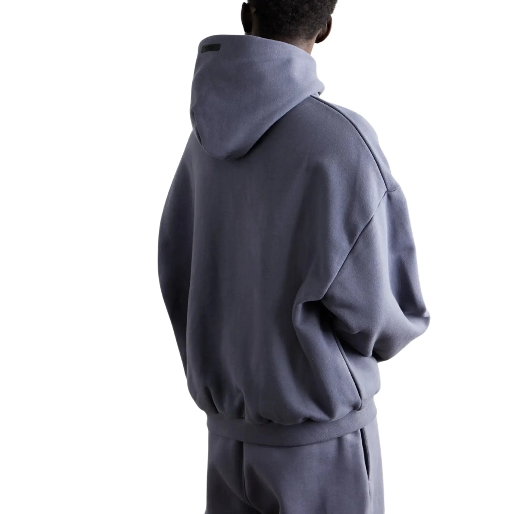 Fear Of God Essentials Fleece Marine Hoodie (FW24) - Image 4