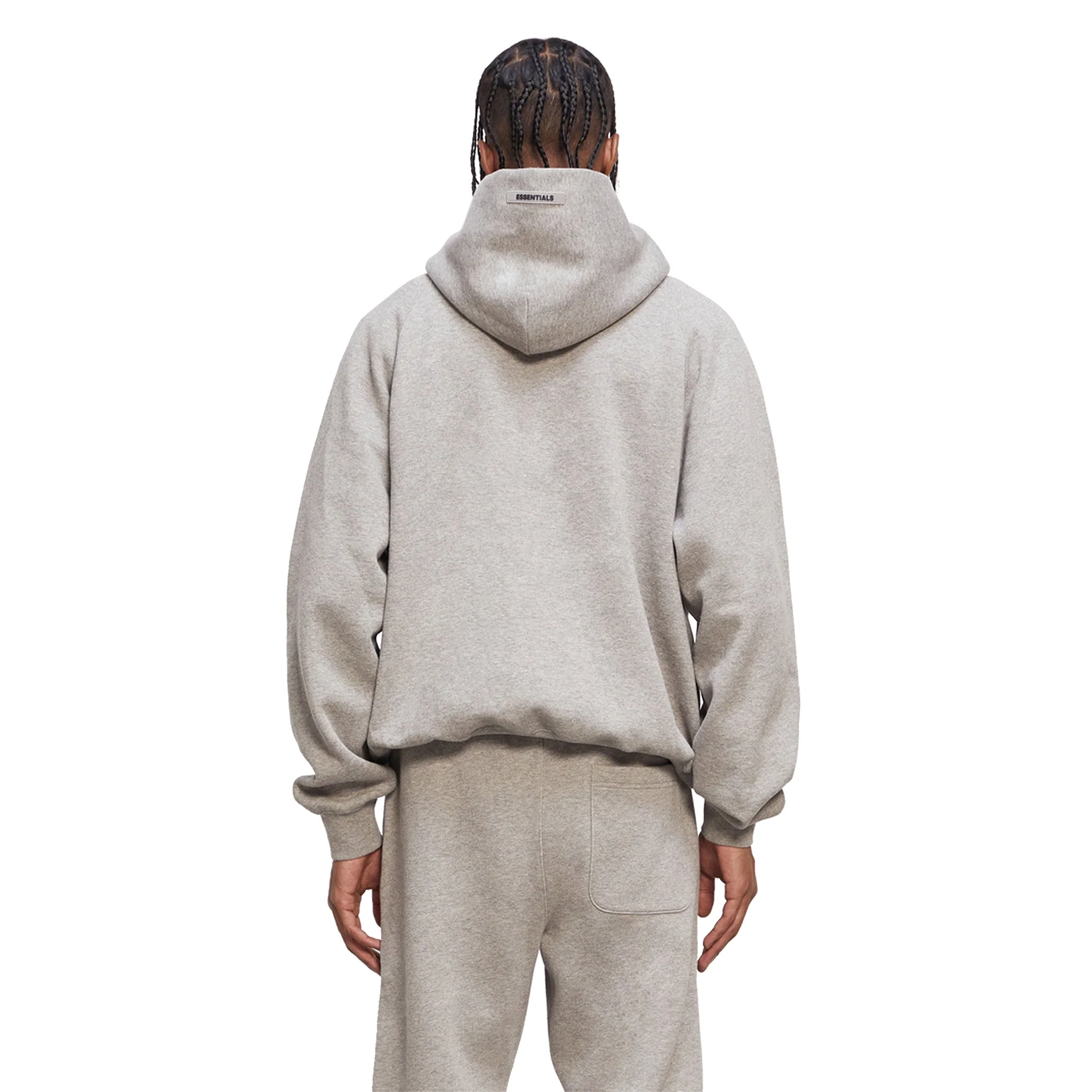 Fear Of God Essentials Heather Oatmeal Hoodie - Image 2