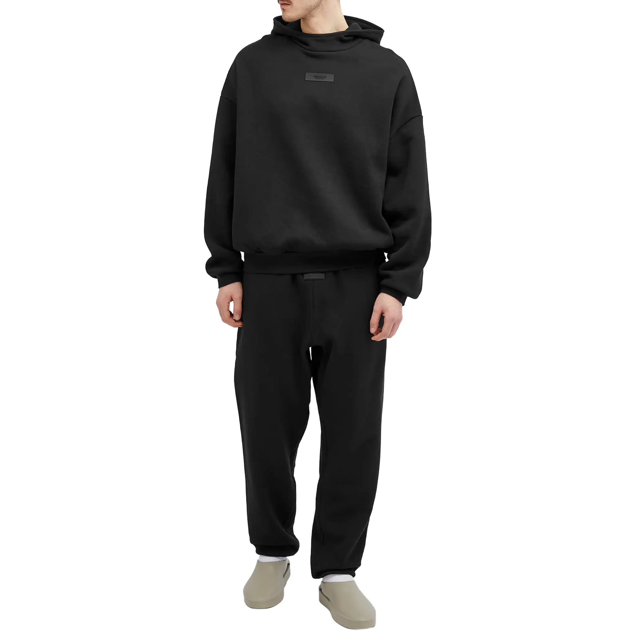 Fear Of God Essentials Jet Black Sweatpants (SS24) - Image 5