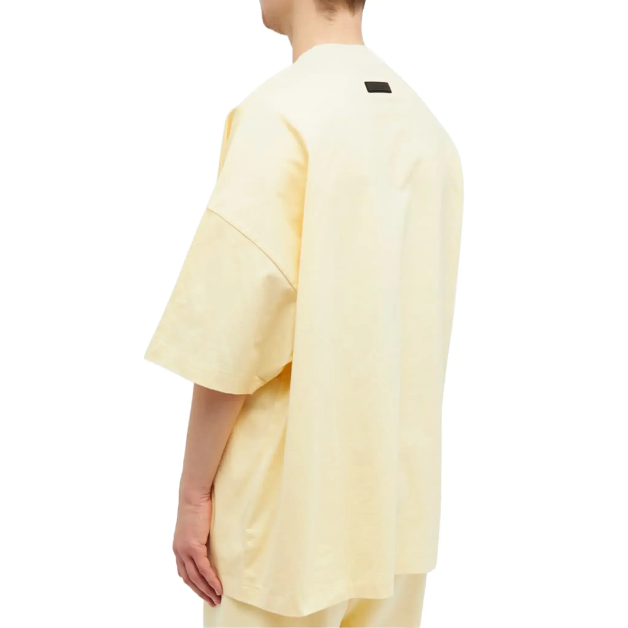 Fear of God Essentials SS Garden Yellow T Shirt (FW23) - Image 2