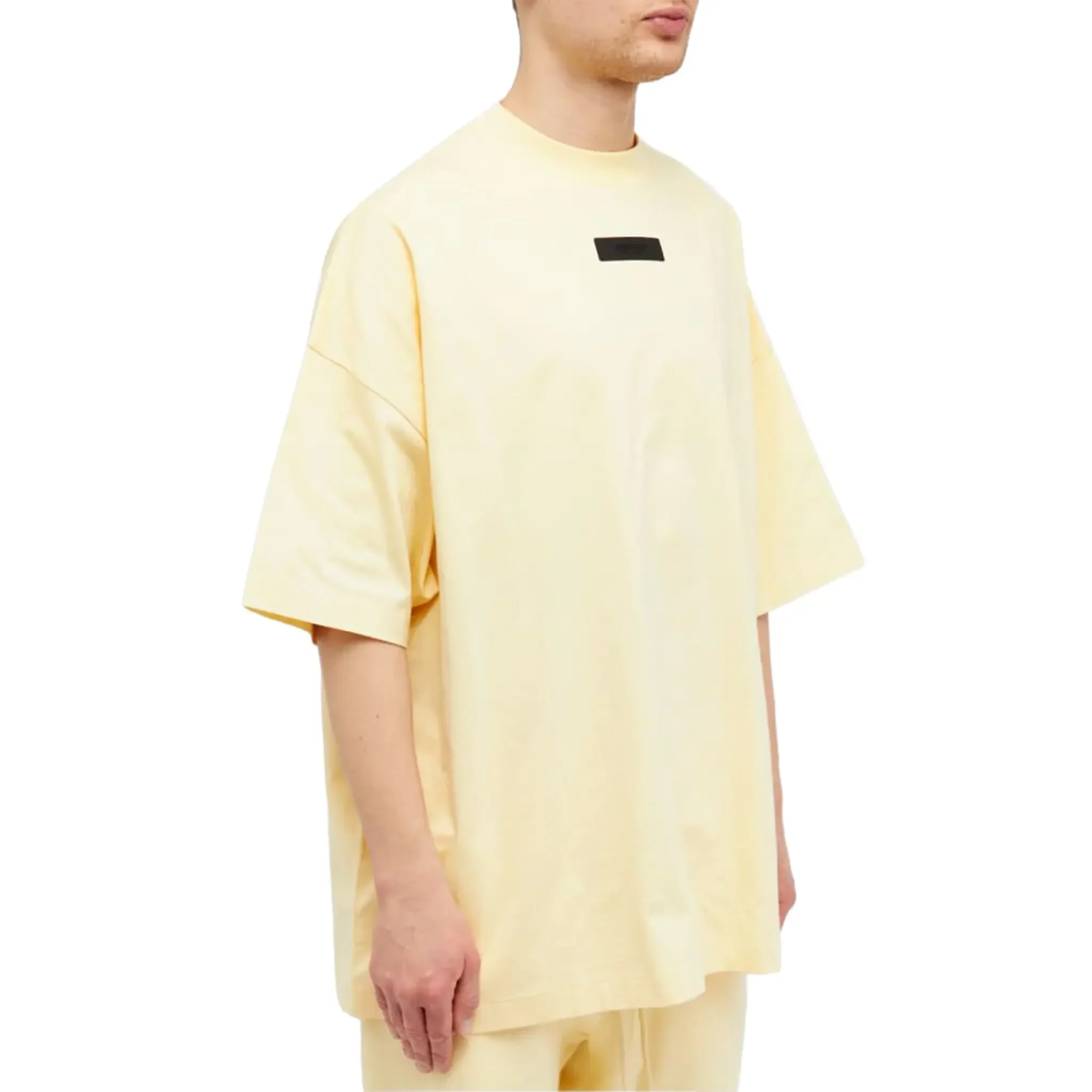 Fear of God Essentials SS Garden Yellow T Shirt (FW23) - Image 3