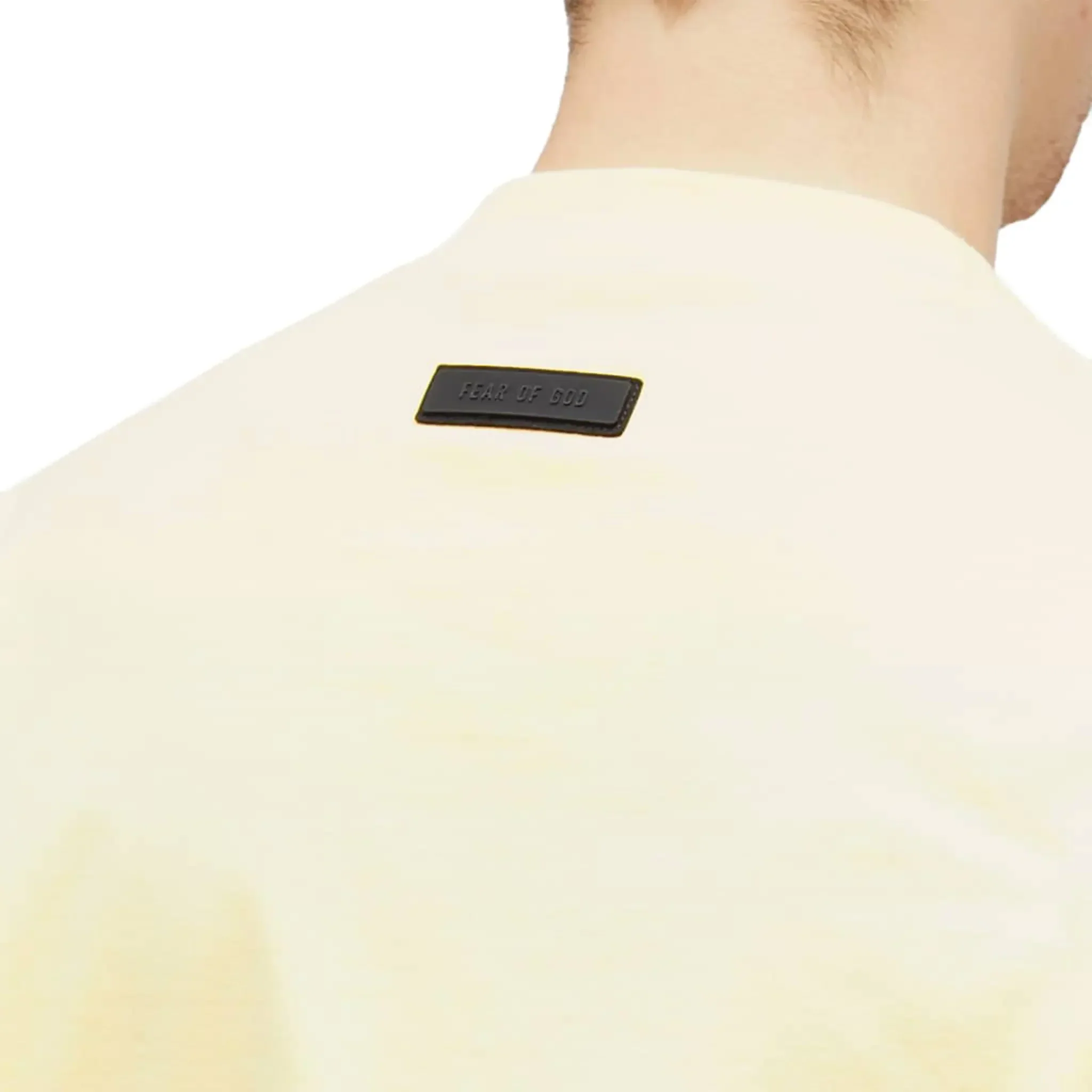 Fear of God Essentials SS Garden Yellow T Shirt (FW23) - Image 5