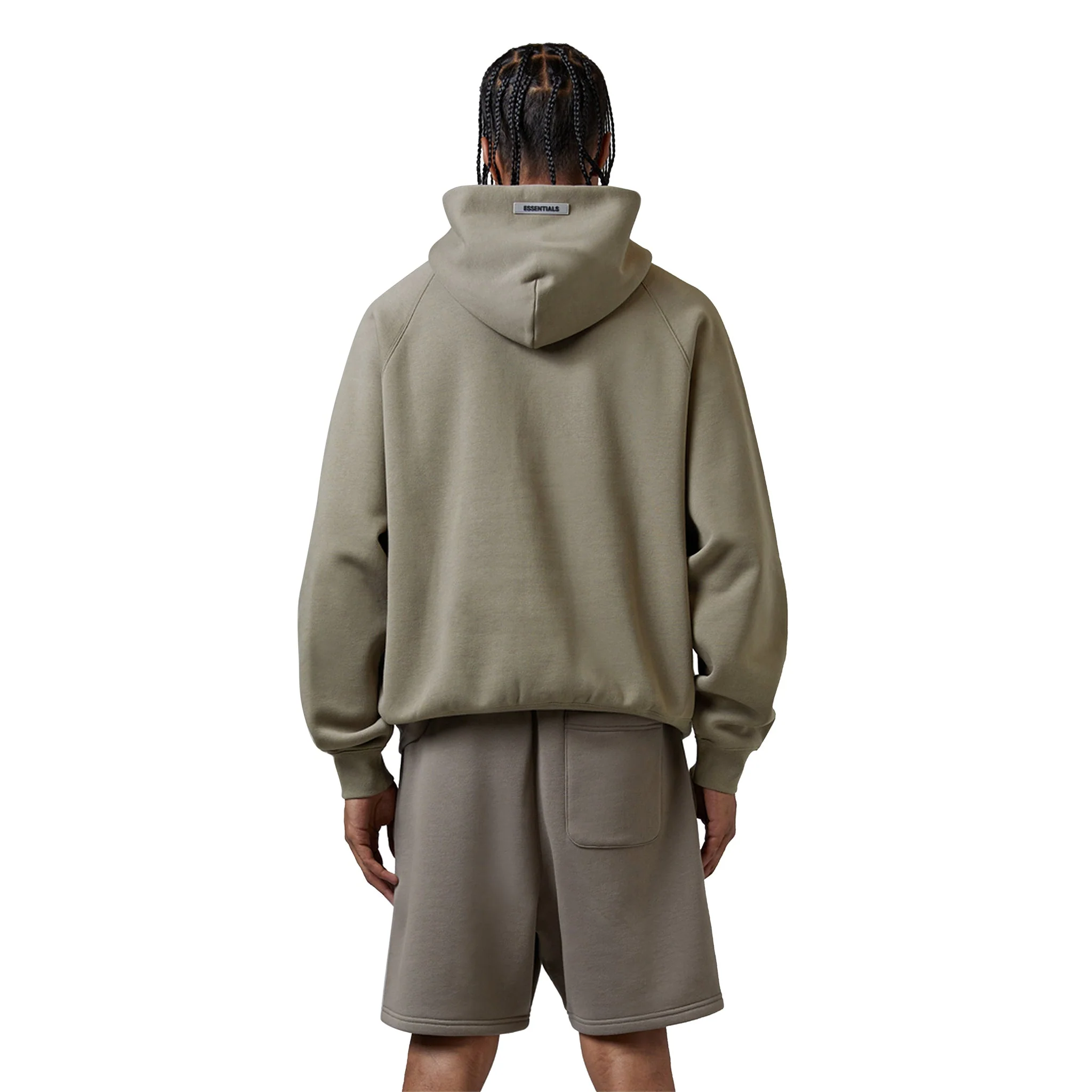 Fear Of God Essentials Taupe Hoodie - Image 4