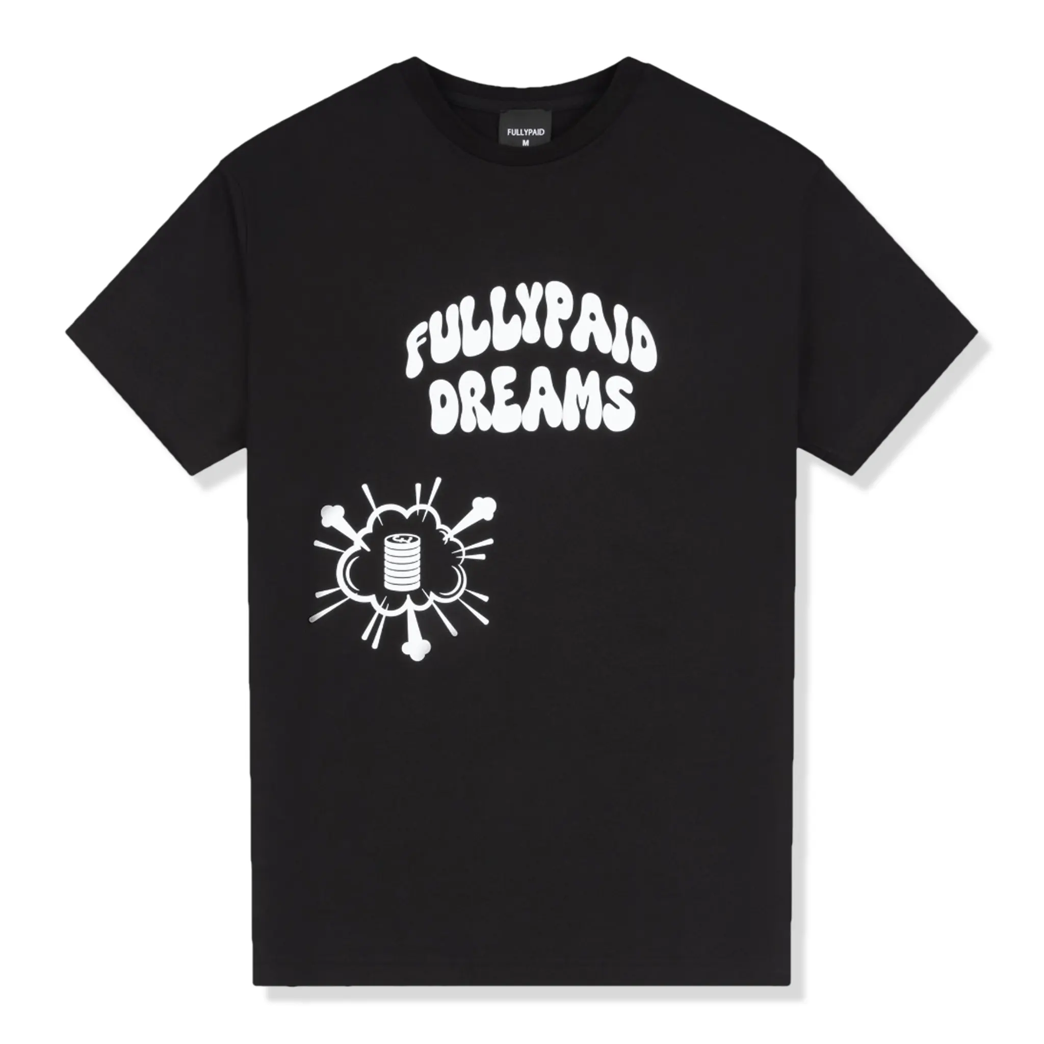 Fully Paid Dreams Black White Oversized T Shirt