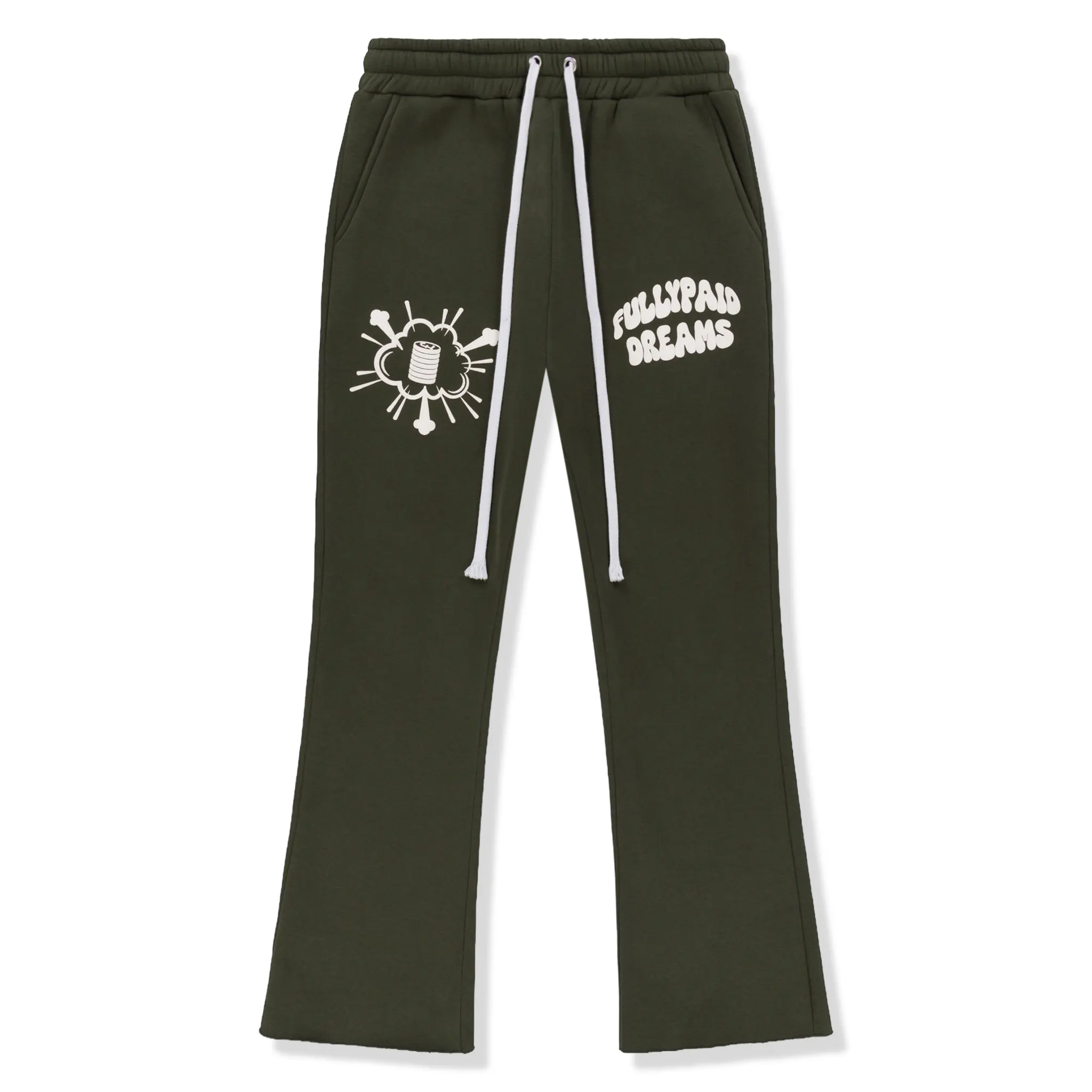 Fully Paid Dreams Khaki White Joggers