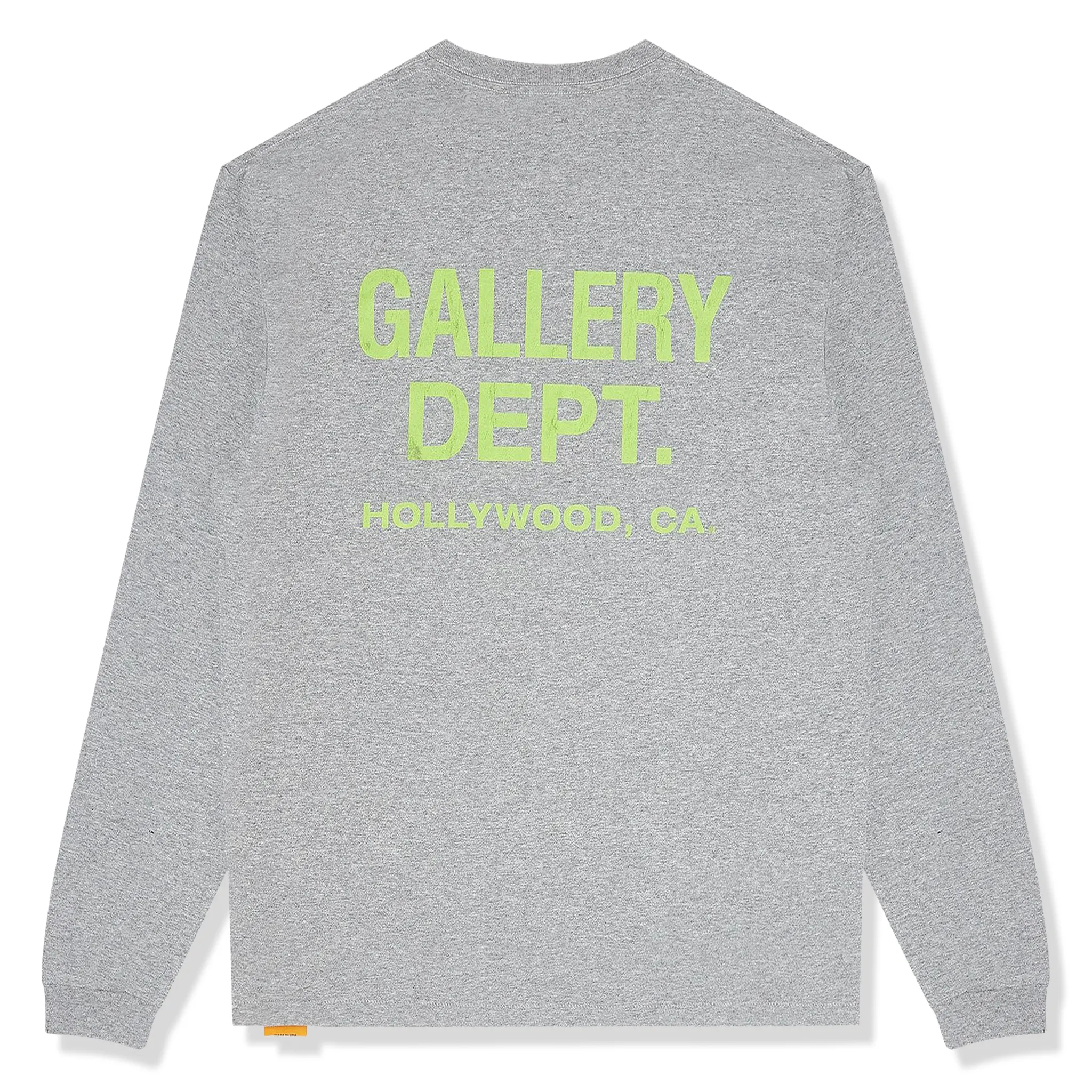 Gallery Dept. Souvenir Logo L/S Heather Grey T Shirt - Image 2