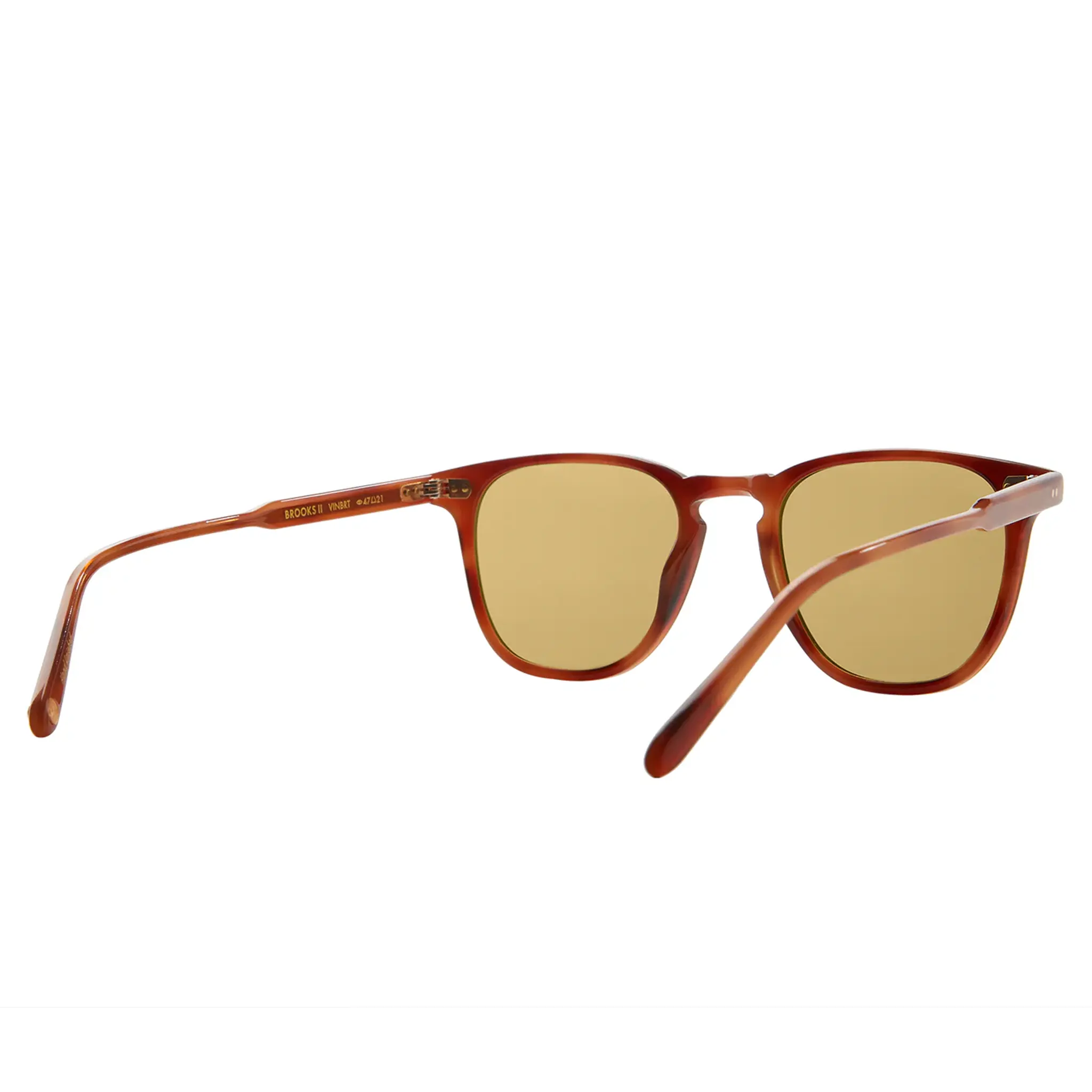 Garrett Leight Brooks ll Forever Classic Vintage Burnt Tortoise Sunglasses - Image 4