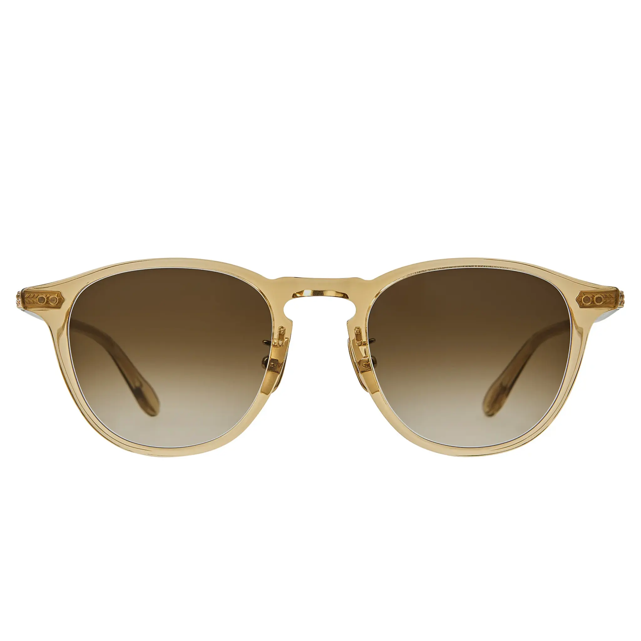 Garrett Leight Hampton J Forever Classic Brown Sugar Sunglasses - Image 2