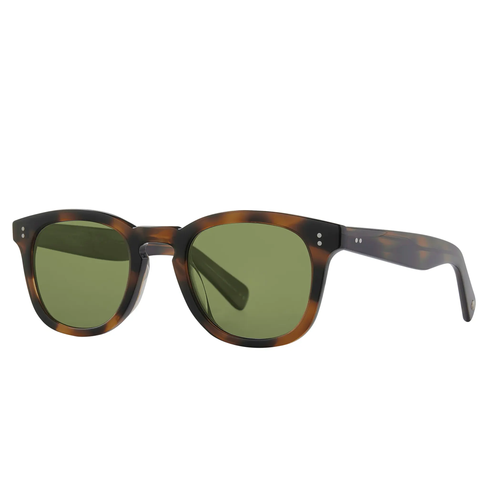 Garrett Leight Kinney II Forever Classic Spotted Brown Shell Sunglasses