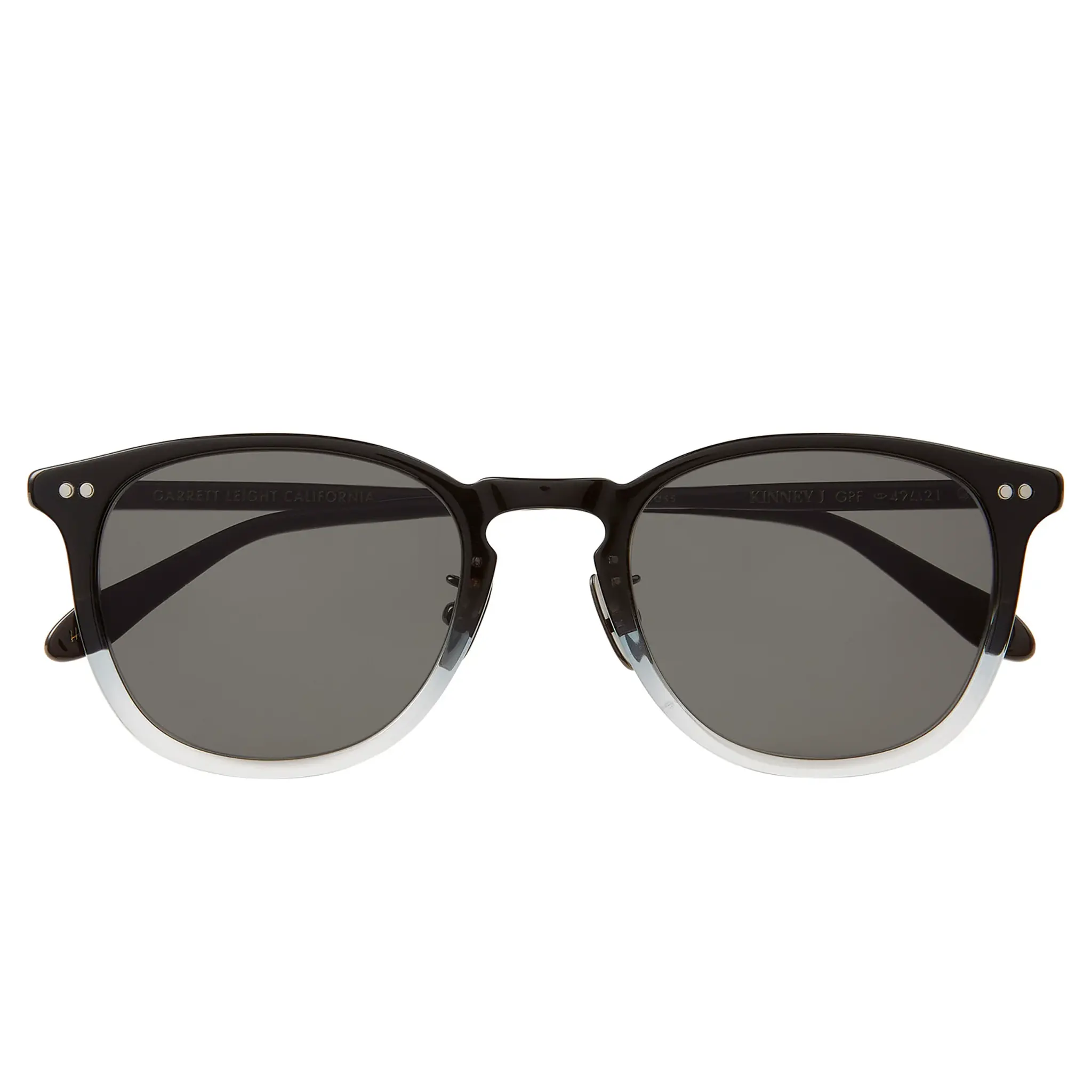 Garrett Leight Kinney J Forever Classic Graphite Fade Sunglasses - Image 4