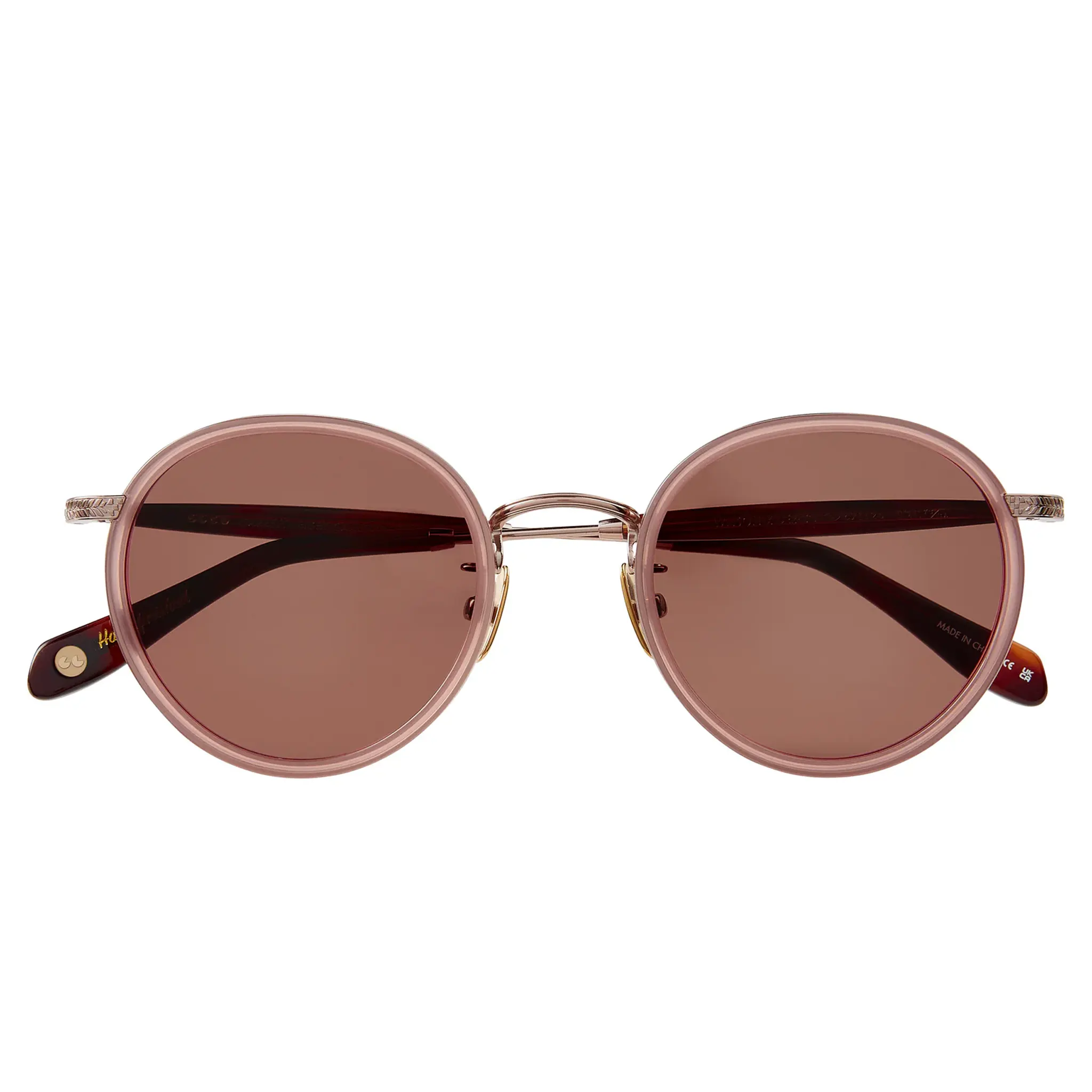 Garrett Leight Wilson X Forever Classic Desert Rose Copper Sunglasses - Image 4