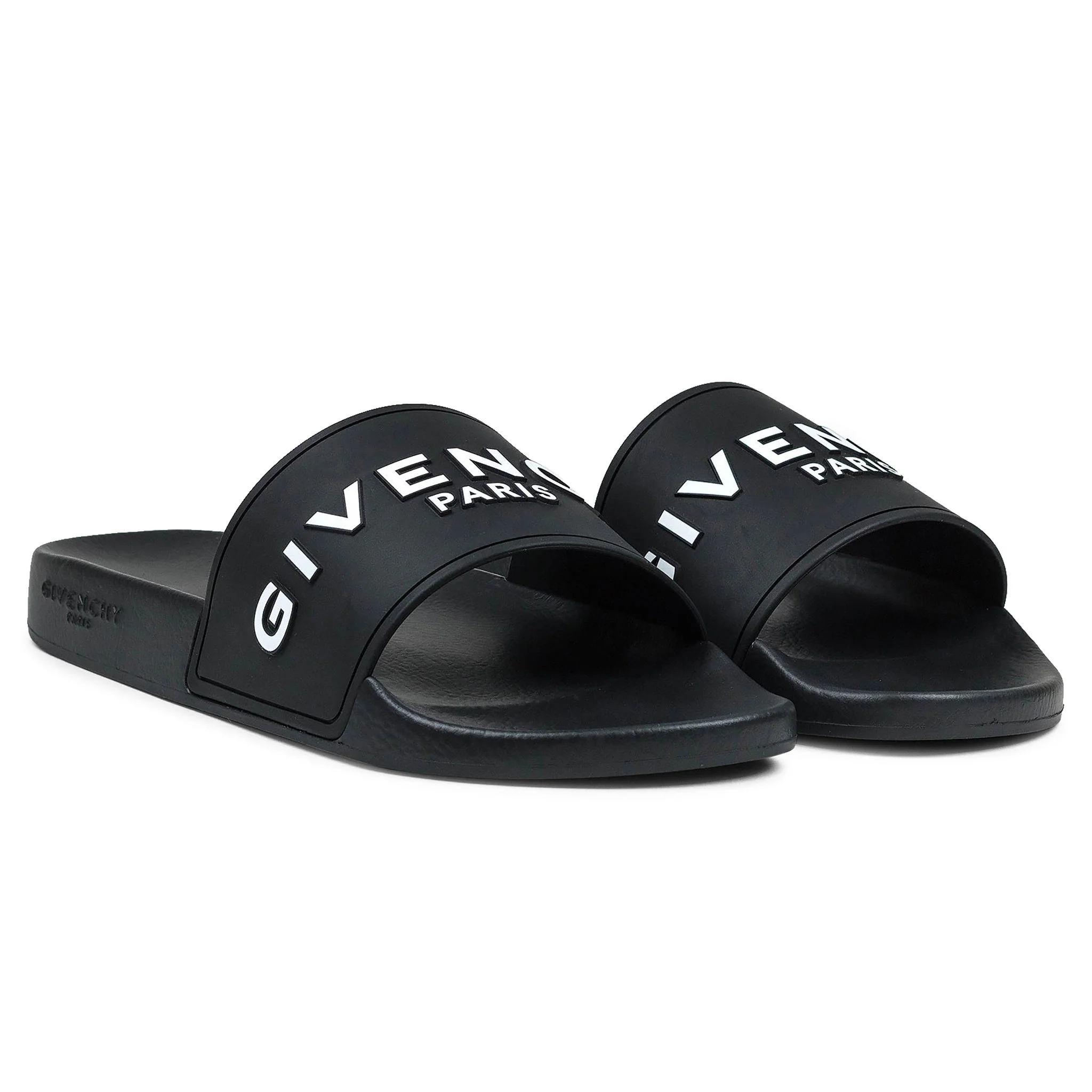Givenchy Paris 3D Black Pool Slides - Image 4