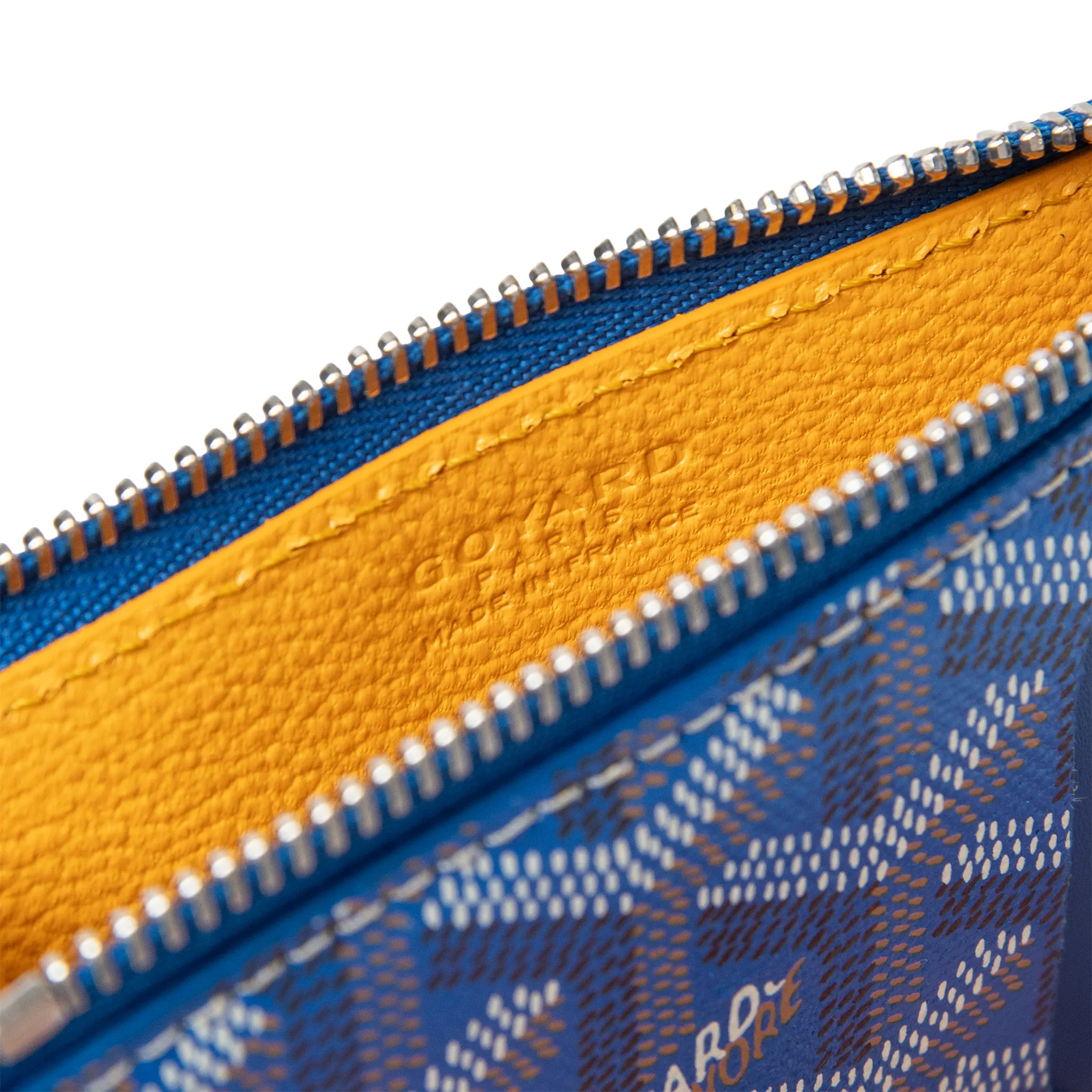 Goyard Bourbon Zipped Sky Blue Card Holder - Image 7