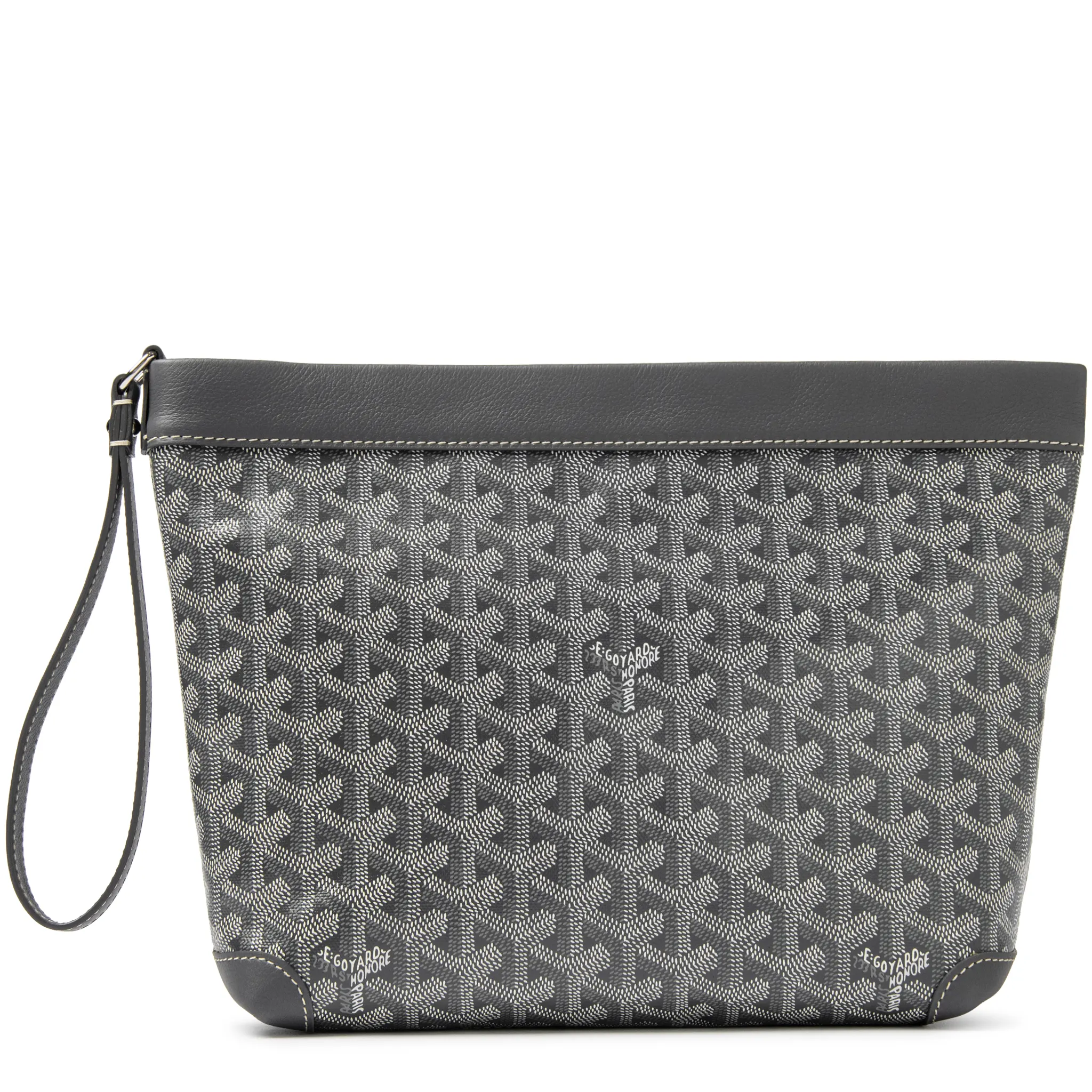 Goyard Conti Grey Pouch