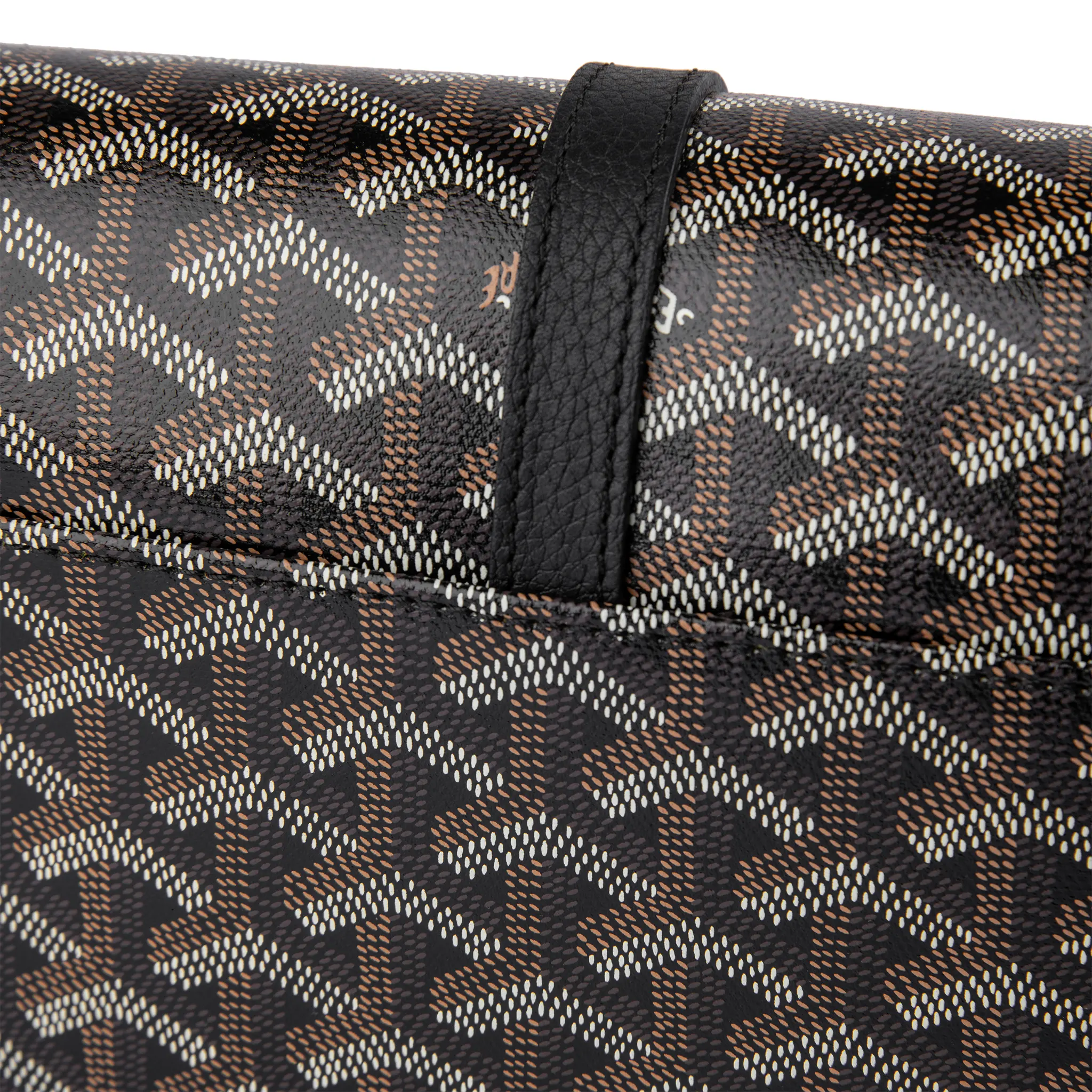 Goyard Goyardine Belvedere II Black PM Messenger Bag - Image 4