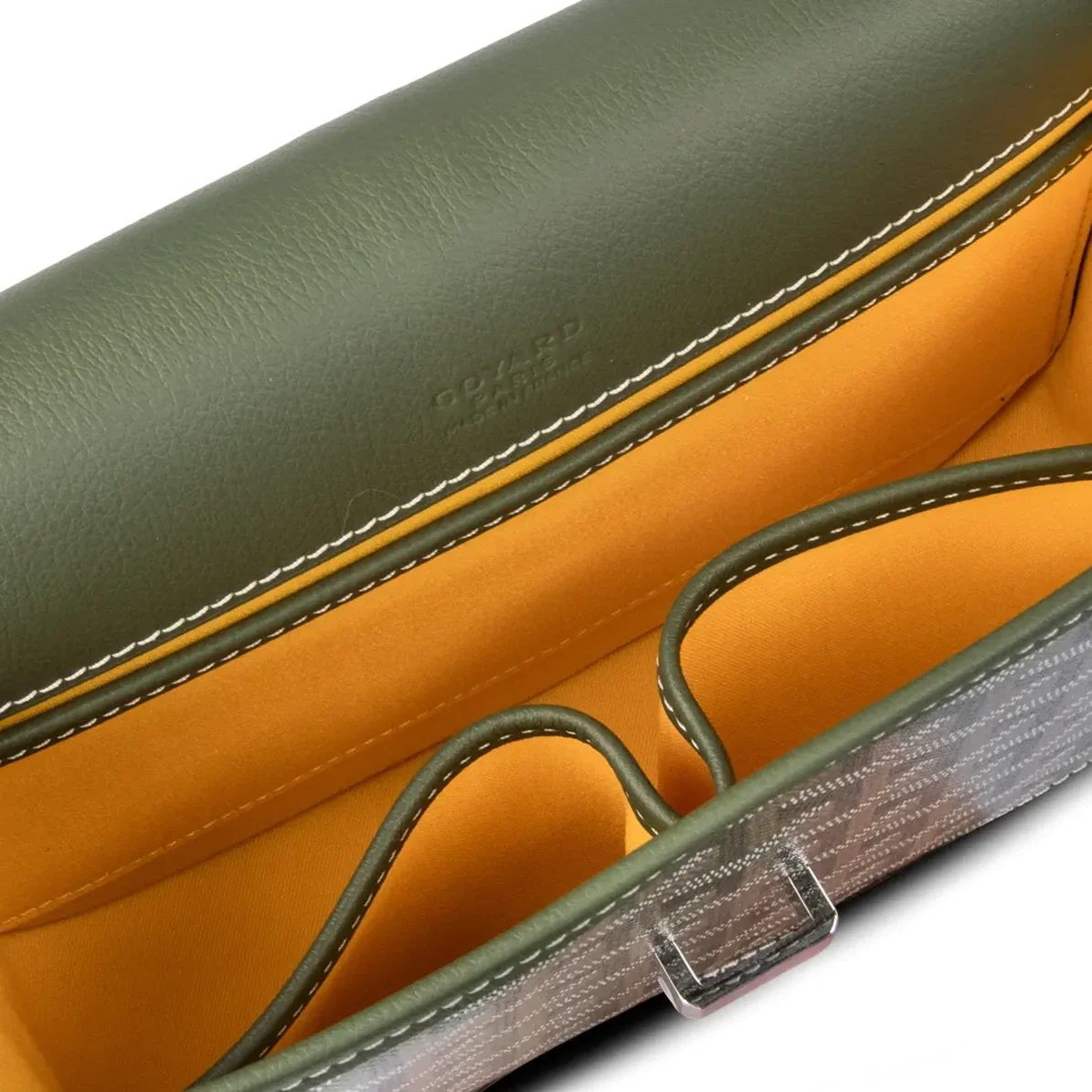 Goyard Goyardine Belvedere II Khaki PM Messenger Bag - Image 3