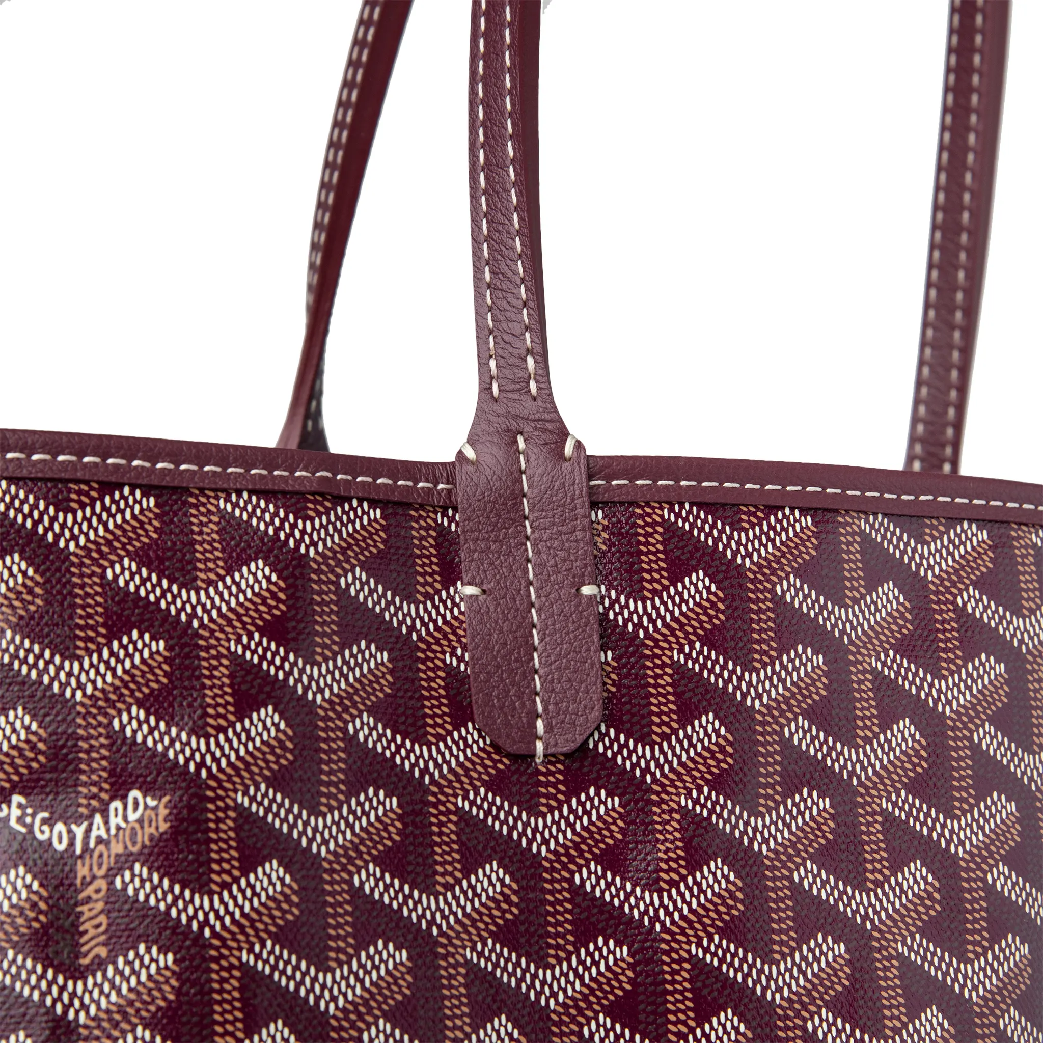 Goyard Saint Louis PM Tote Bag Burgundy - Image 5