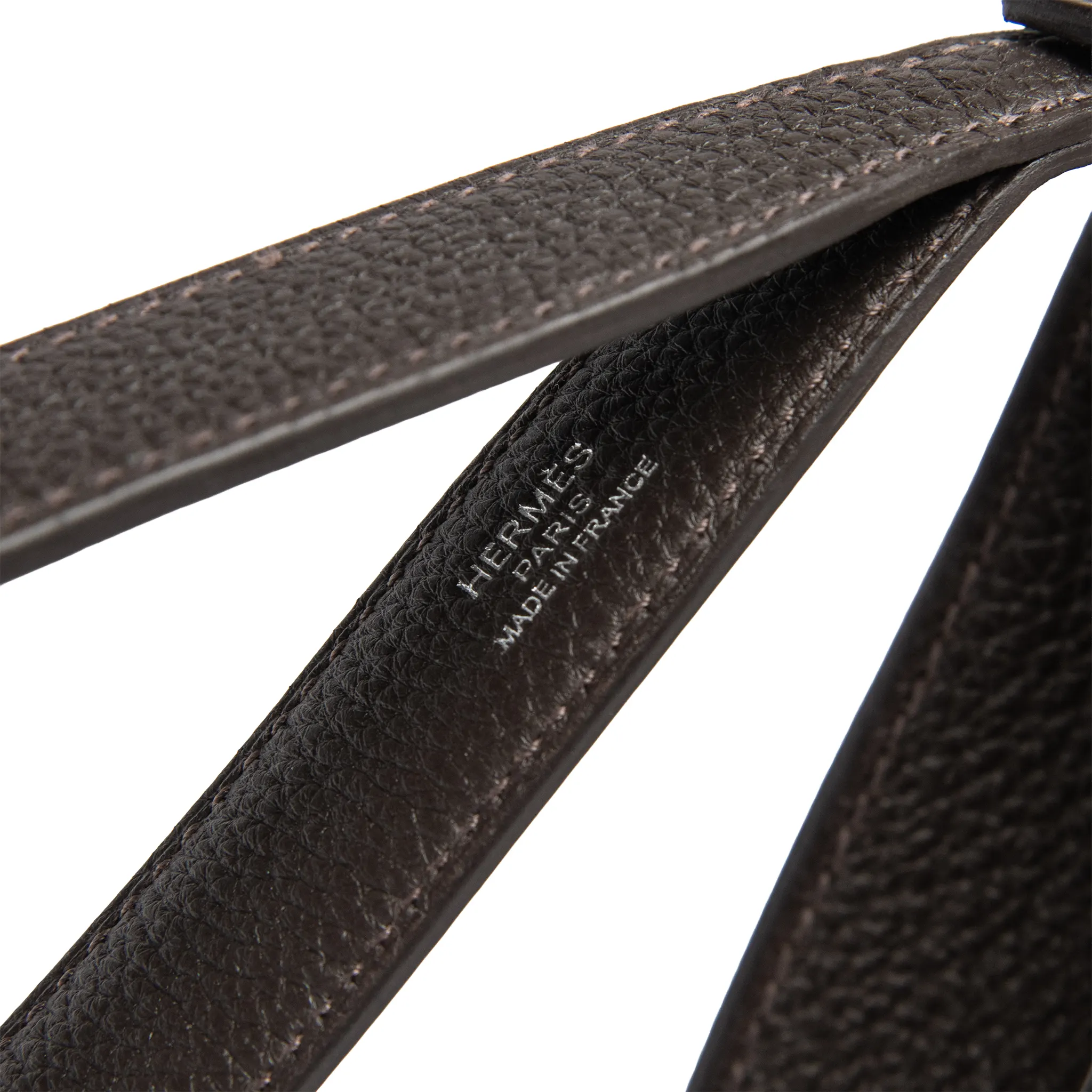 Hermes Kelly Depeches 25 Negonda Calfskin Bai Brun Palladium Hardware - Image 11