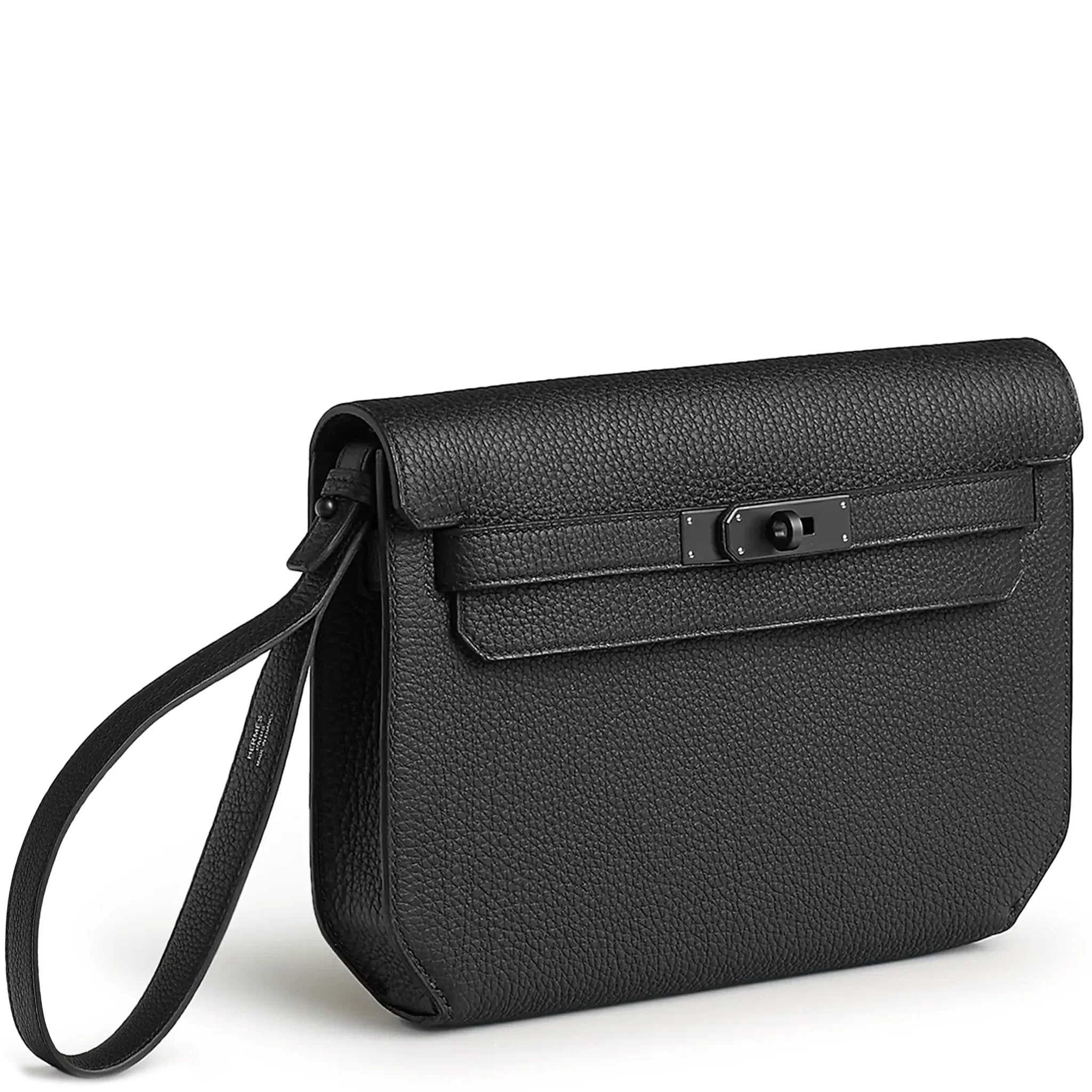 Hermès Kelly Depeches 25 Togo Monochrome Palladium Hardware - Image 3