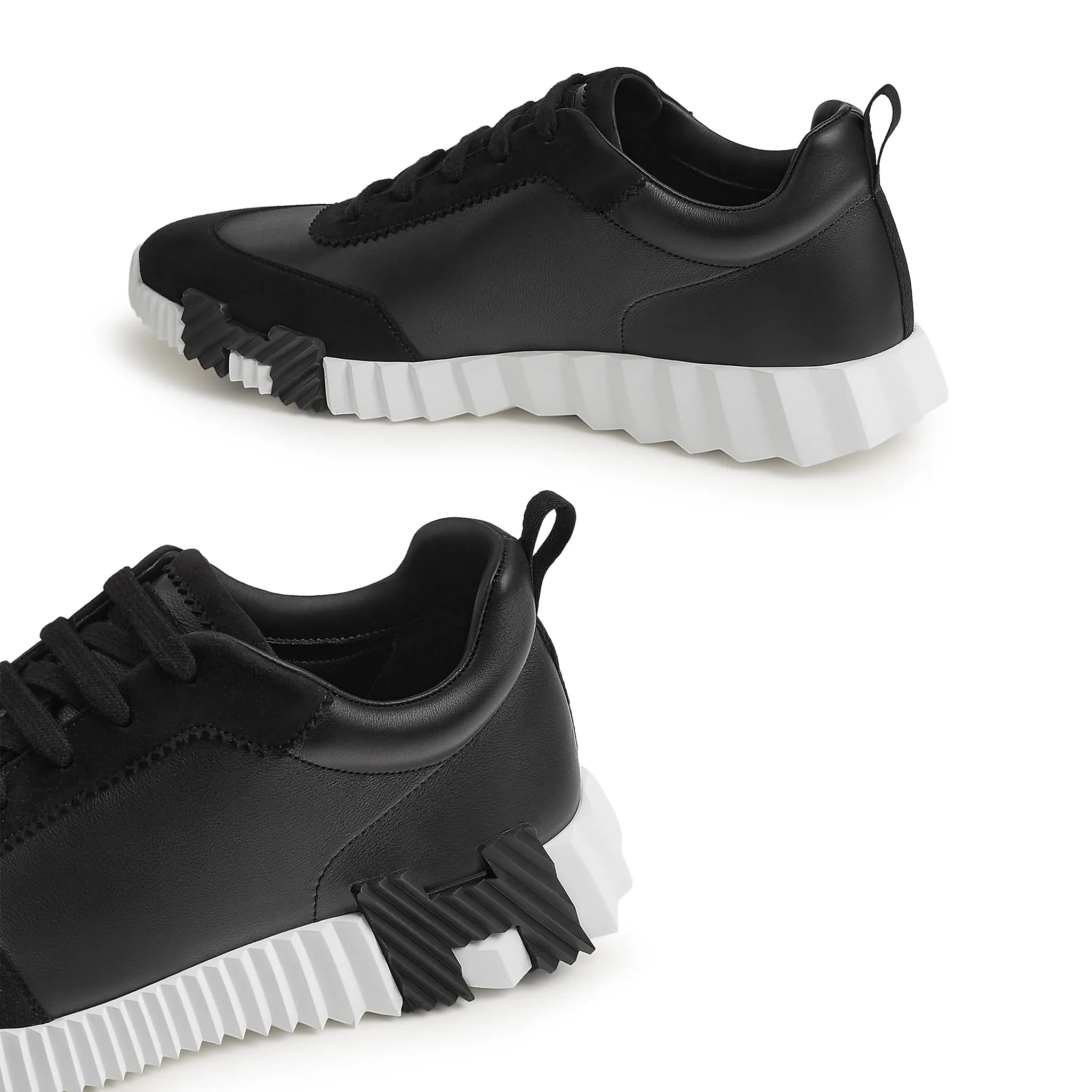 Hermès Paris Bouncing Calf Sneaker Black - Image 4