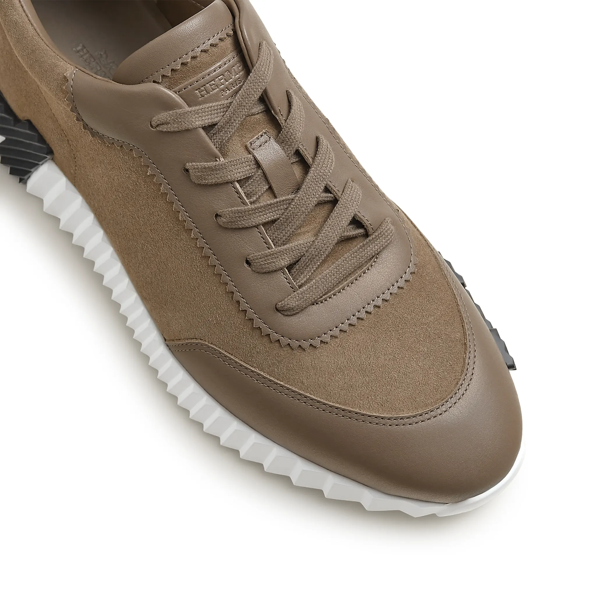 Hermès Paris Bouncing Calf Sneaker Étoupe - Image 3