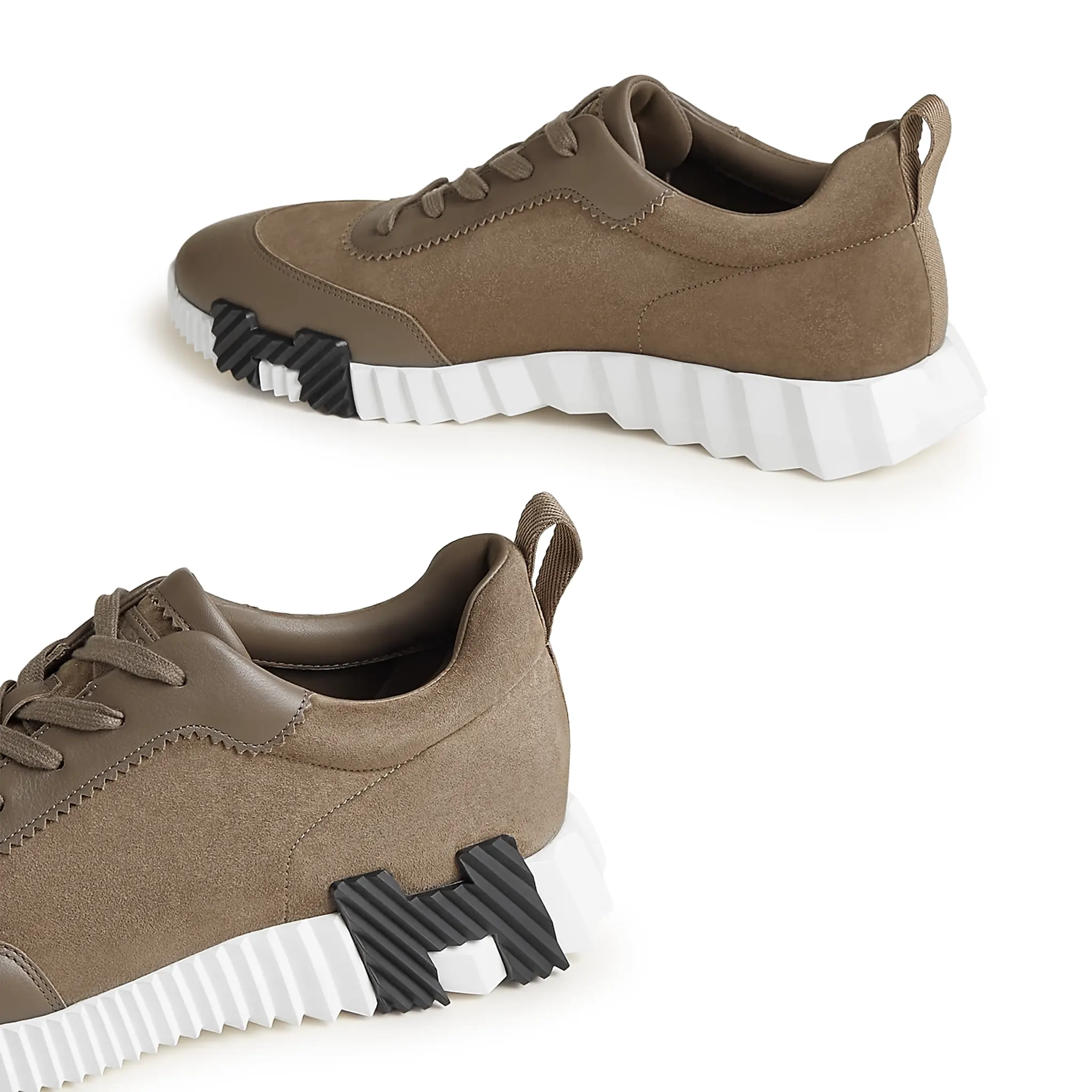 Hermès Paris Bouncing Calf Sneaker Étoupe - Image 5