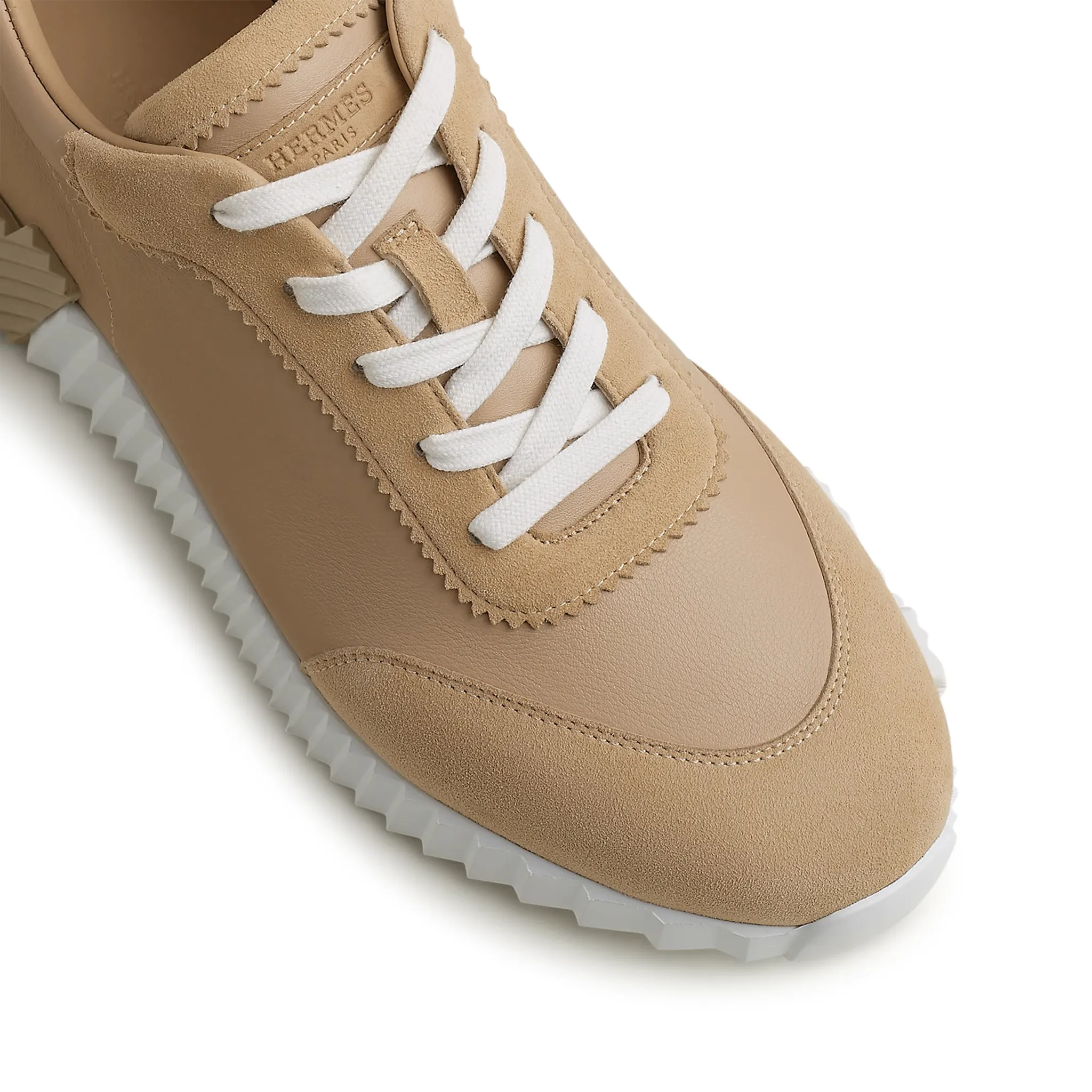 Hermès Paris Bouncing Sneaker Beige Lin - Image 3