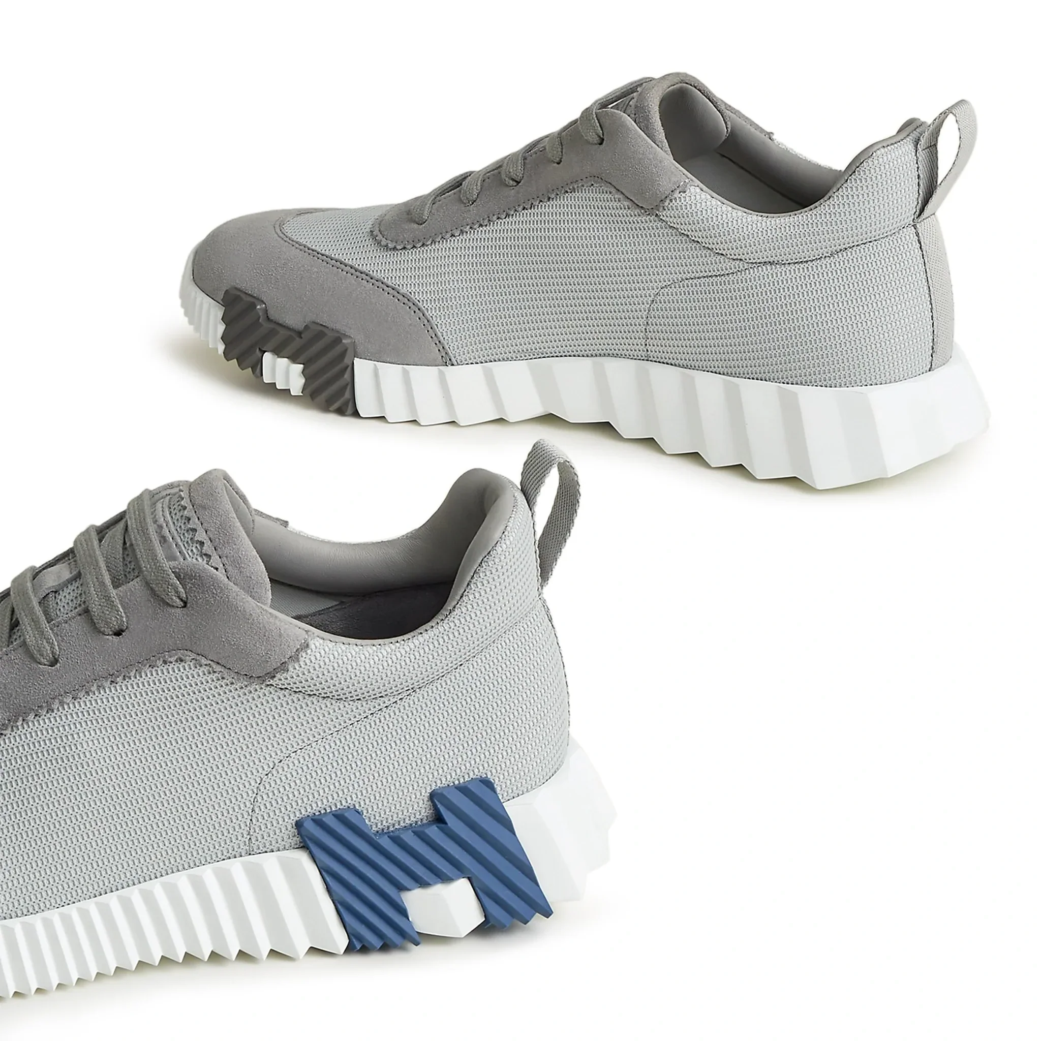 Hermes Paris Bouncing Sneaker Grey Blue - Image 5