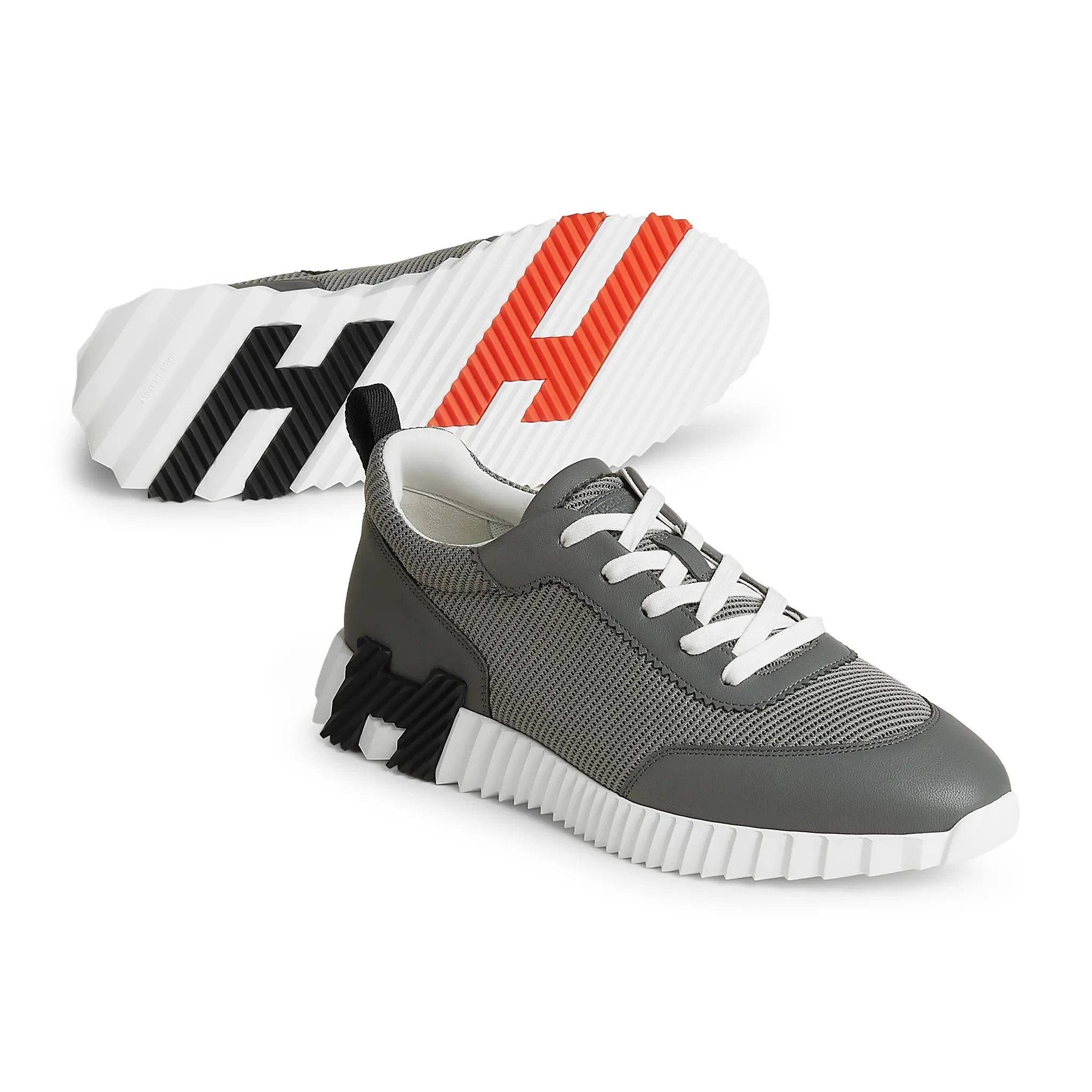 Hermès Paris Bouncing Sneaker Osmium Grey - Image 3