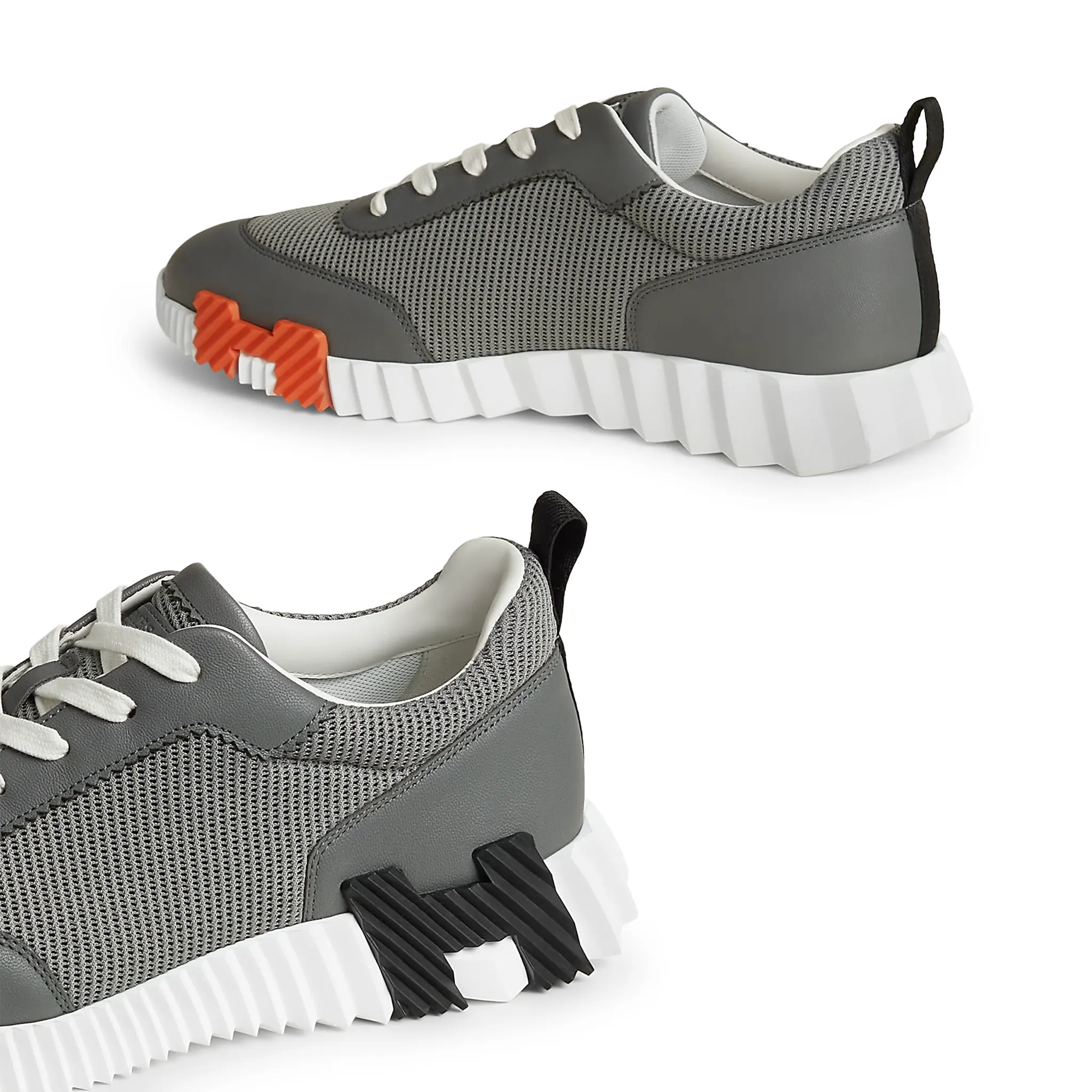 Hermès Paris Bouncing Sneaker Osmium Grey - Image 4