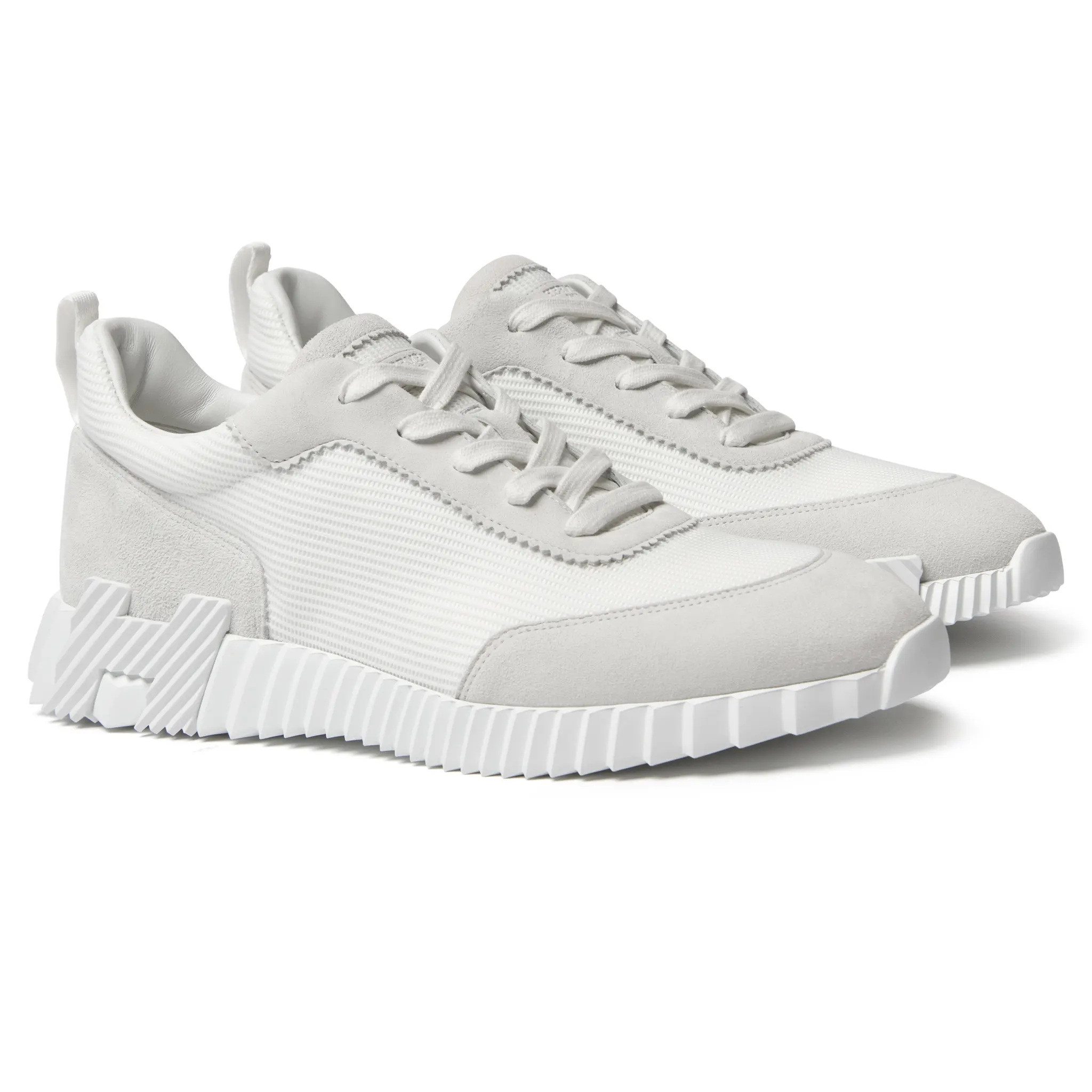 Hermès Paris Bouncing Sneaker Triple White - Image 2