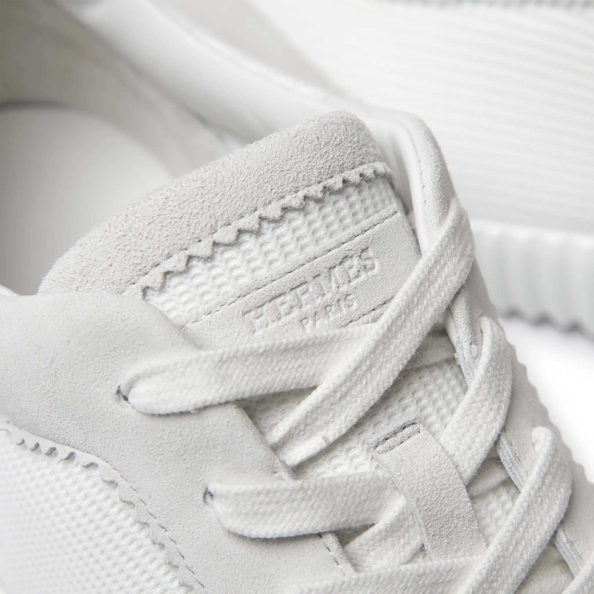 Hermès Paris Bouncing Sneaker Triple White - Image 8