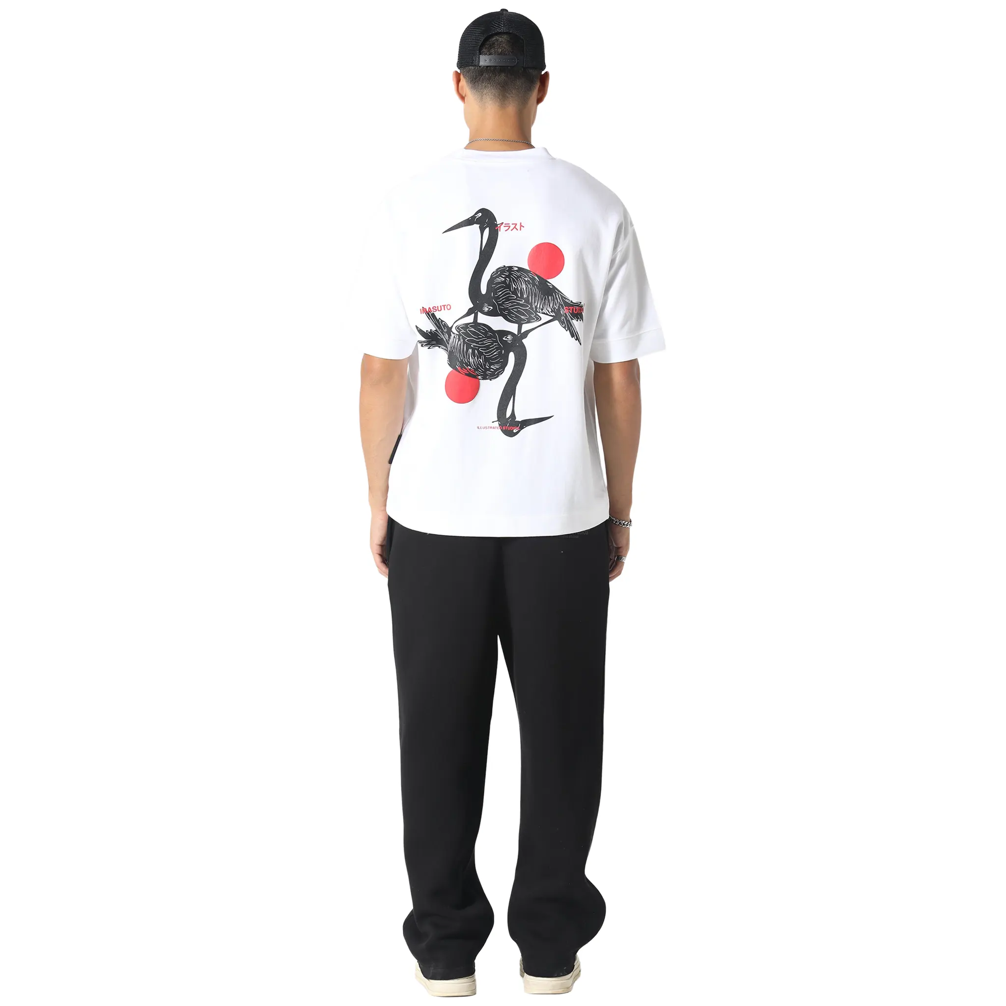 Irasuto Studios Raw Hem Black Sweatpants - Image 4