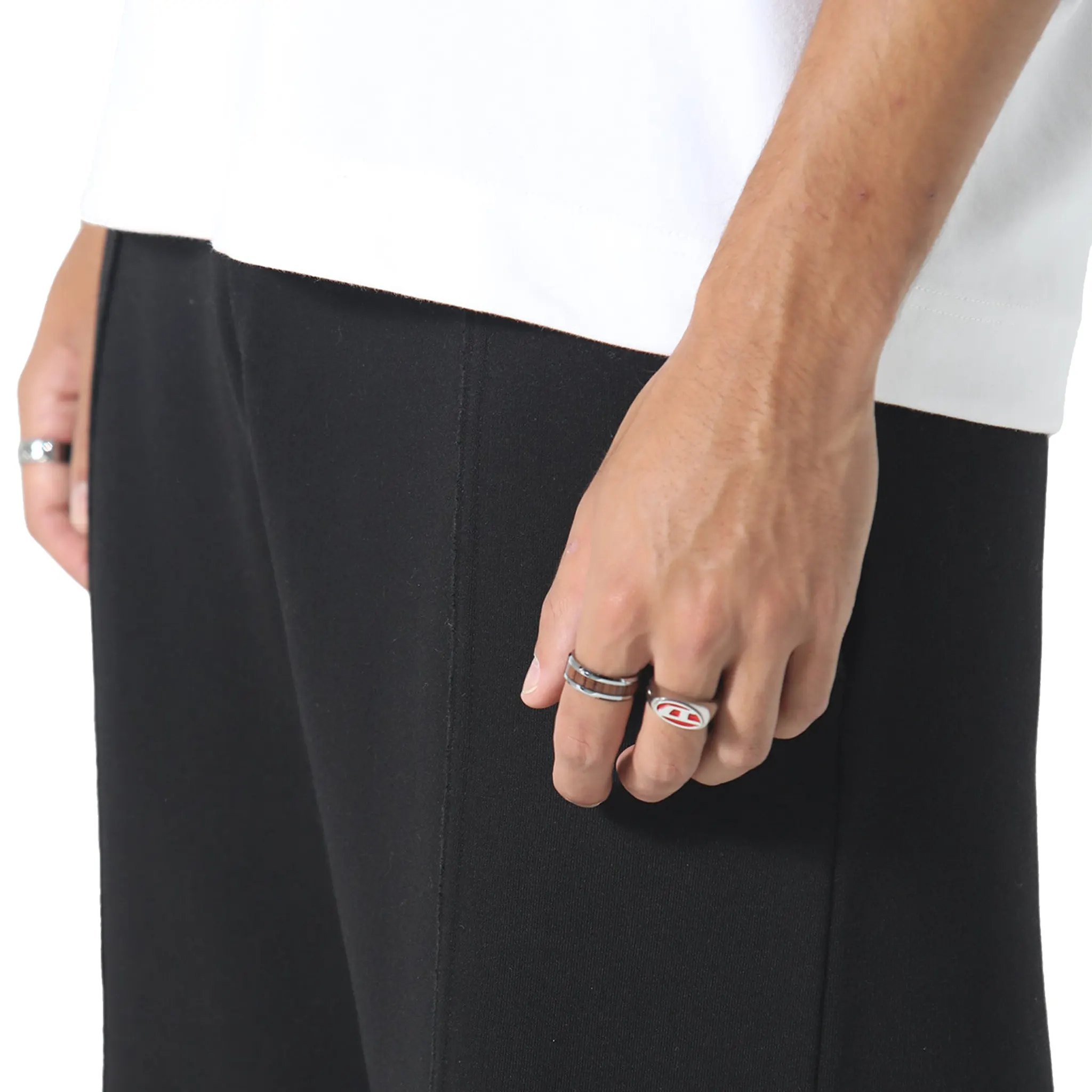 Irasuto Studios Raw Hem Black Sweatpants - Image 7