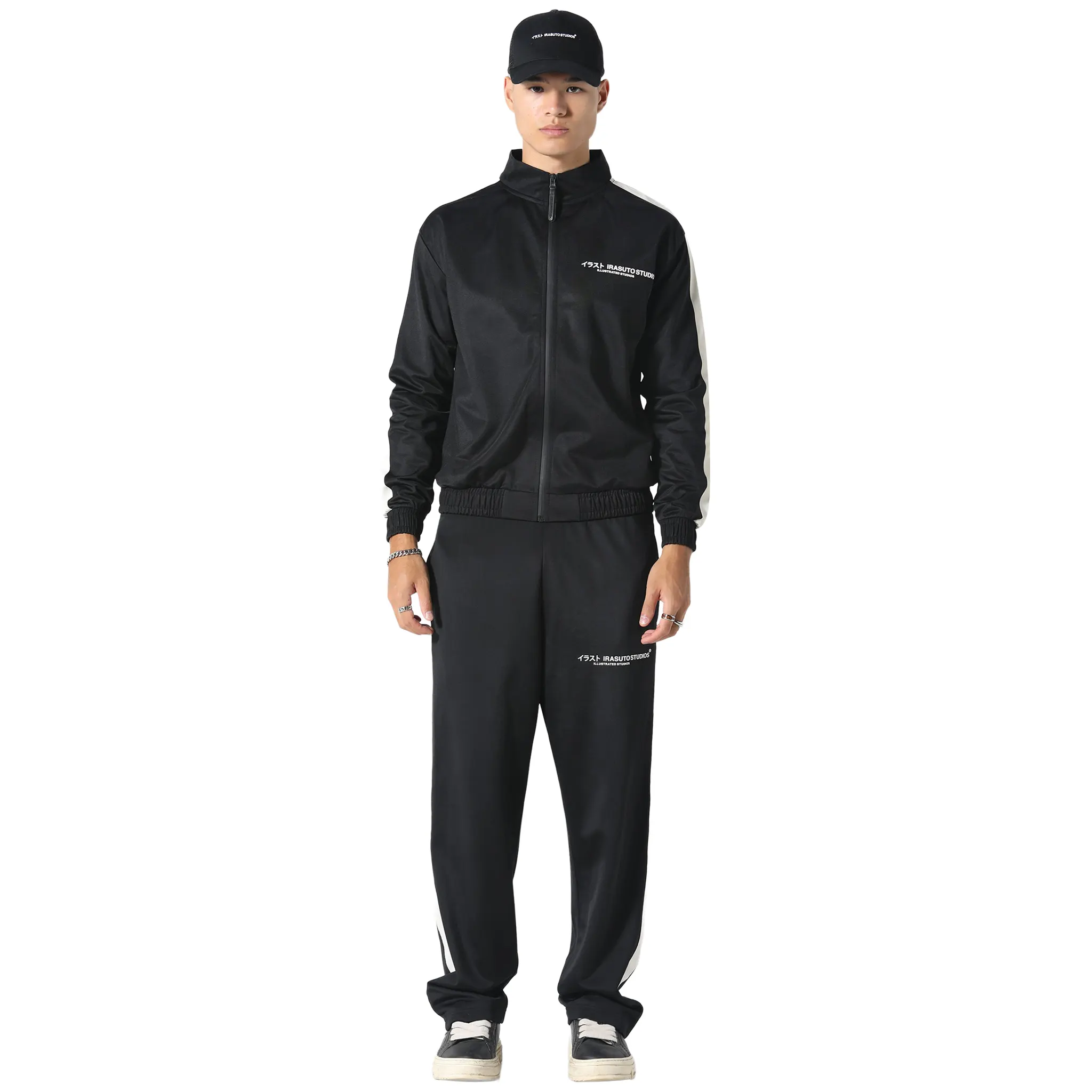 Irasuto Studios Tricote Black Track Jacket - Image 4