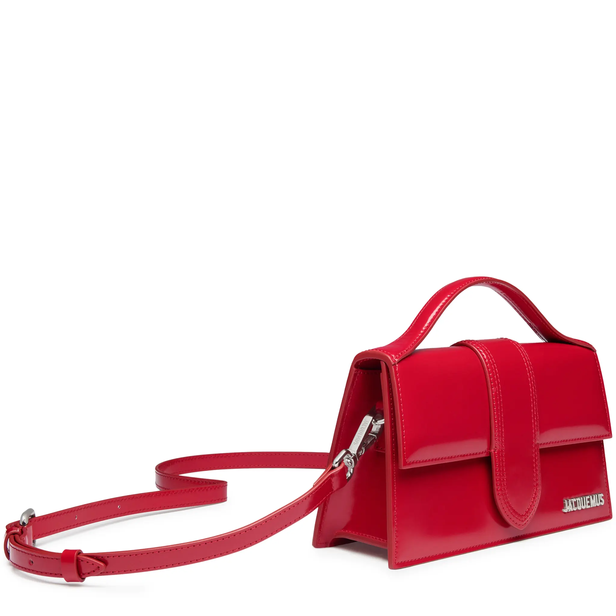 Jacquemus Large Bambino Red Crossbody Bag - Image 3
