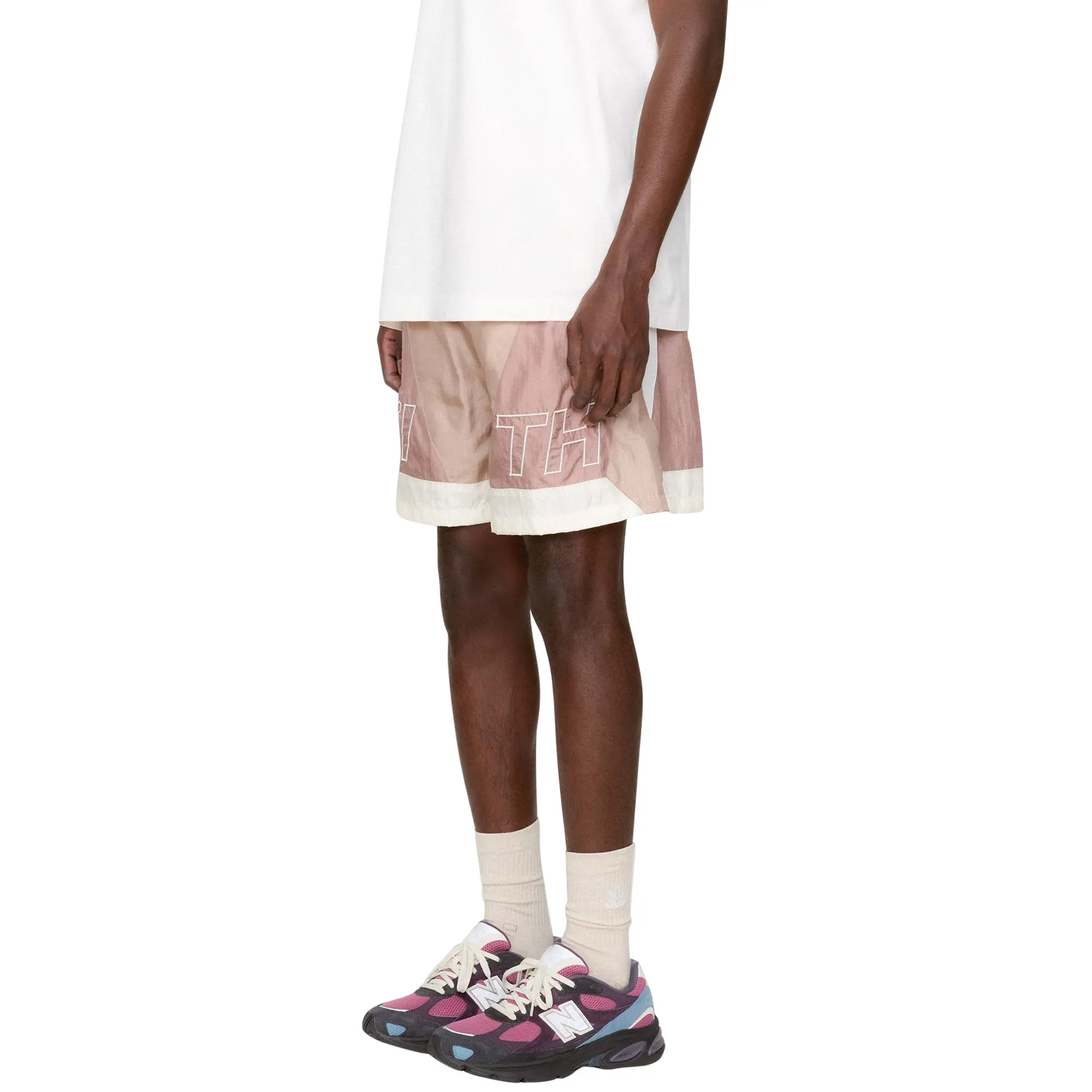 Kith Washed Turbo Dusty Mauve Shorts - Image 3