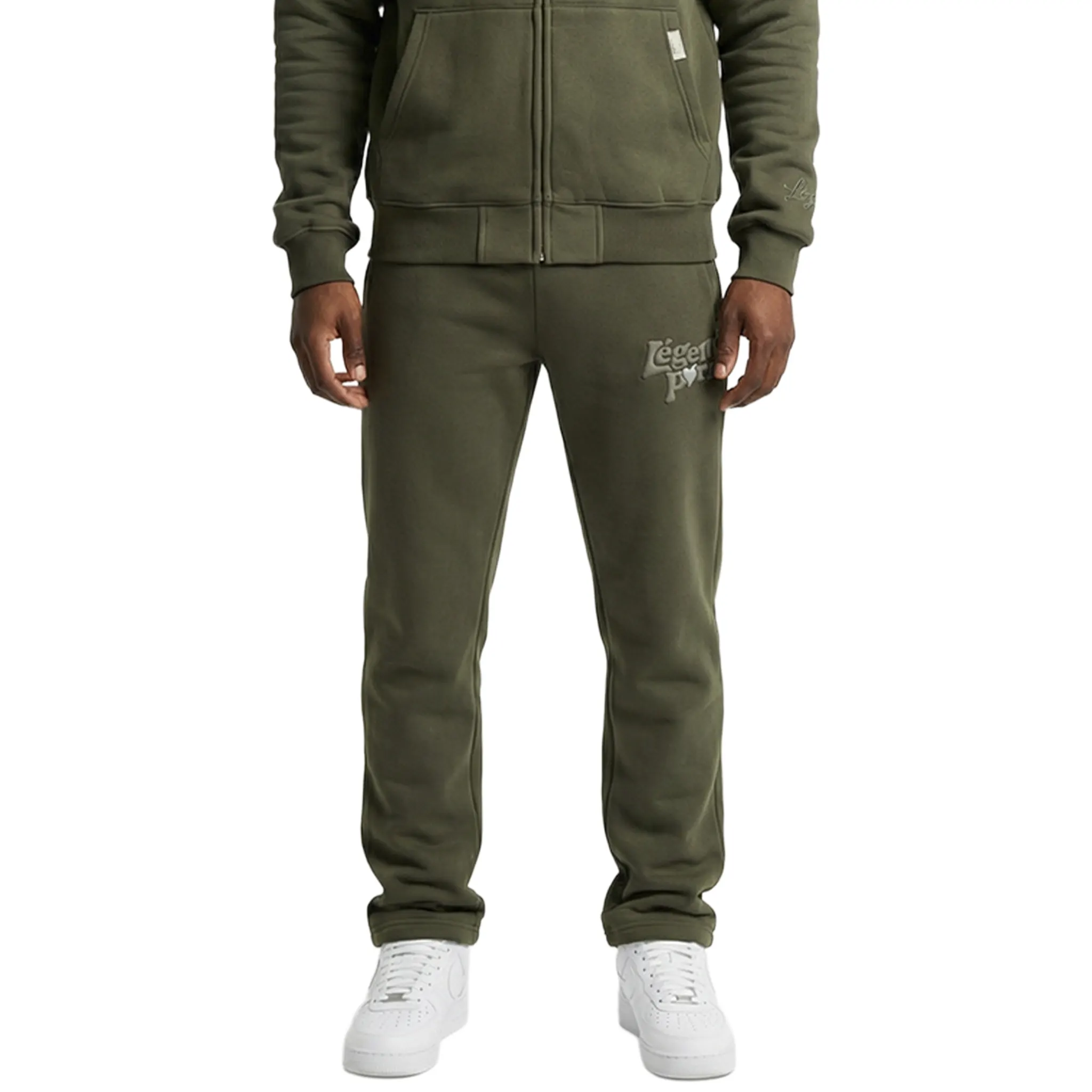 Légende Paris Lnd Tonal Khaki Sweatpants - Image 2