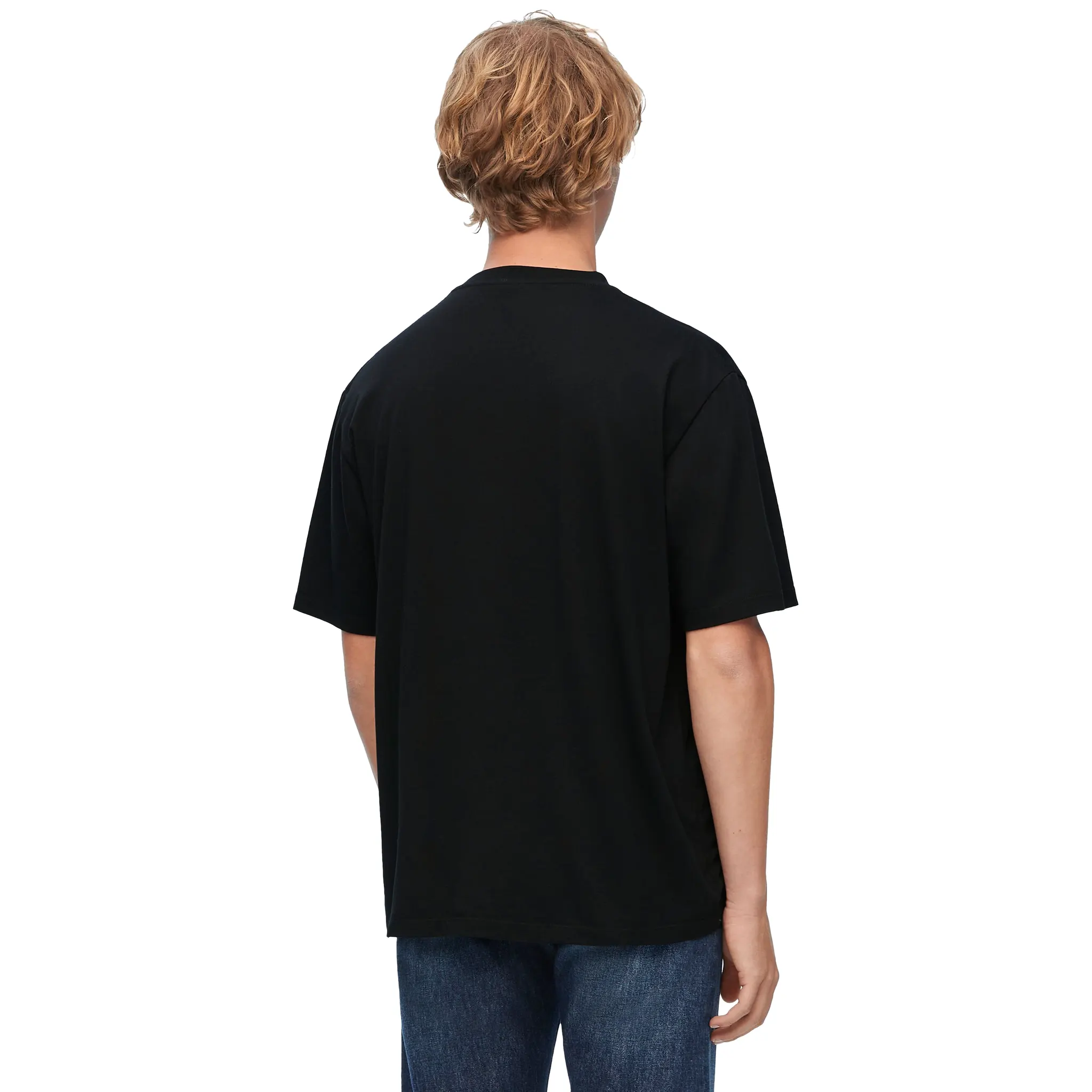 Loewe Anagram Fake Pocket Black Blue T Shirt - Image 2