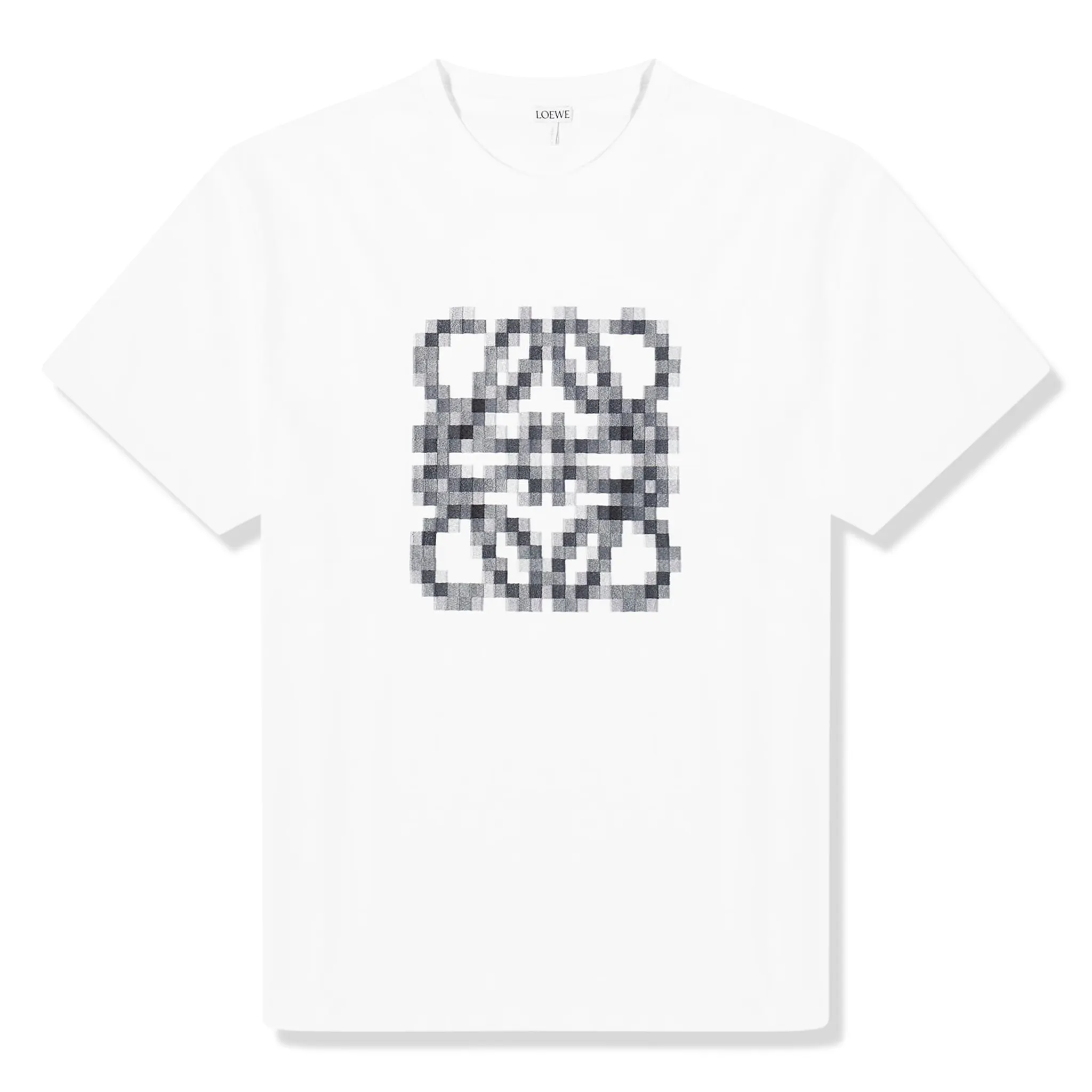 Loewe Anagram Pixelated White T Shirt