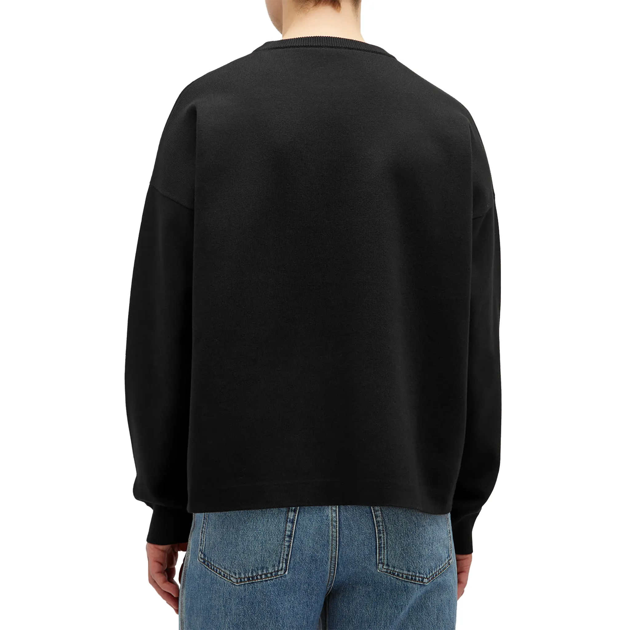 Loewe Anagram Pocket Cotton and Viscose Black Sweatshirt - Image 2