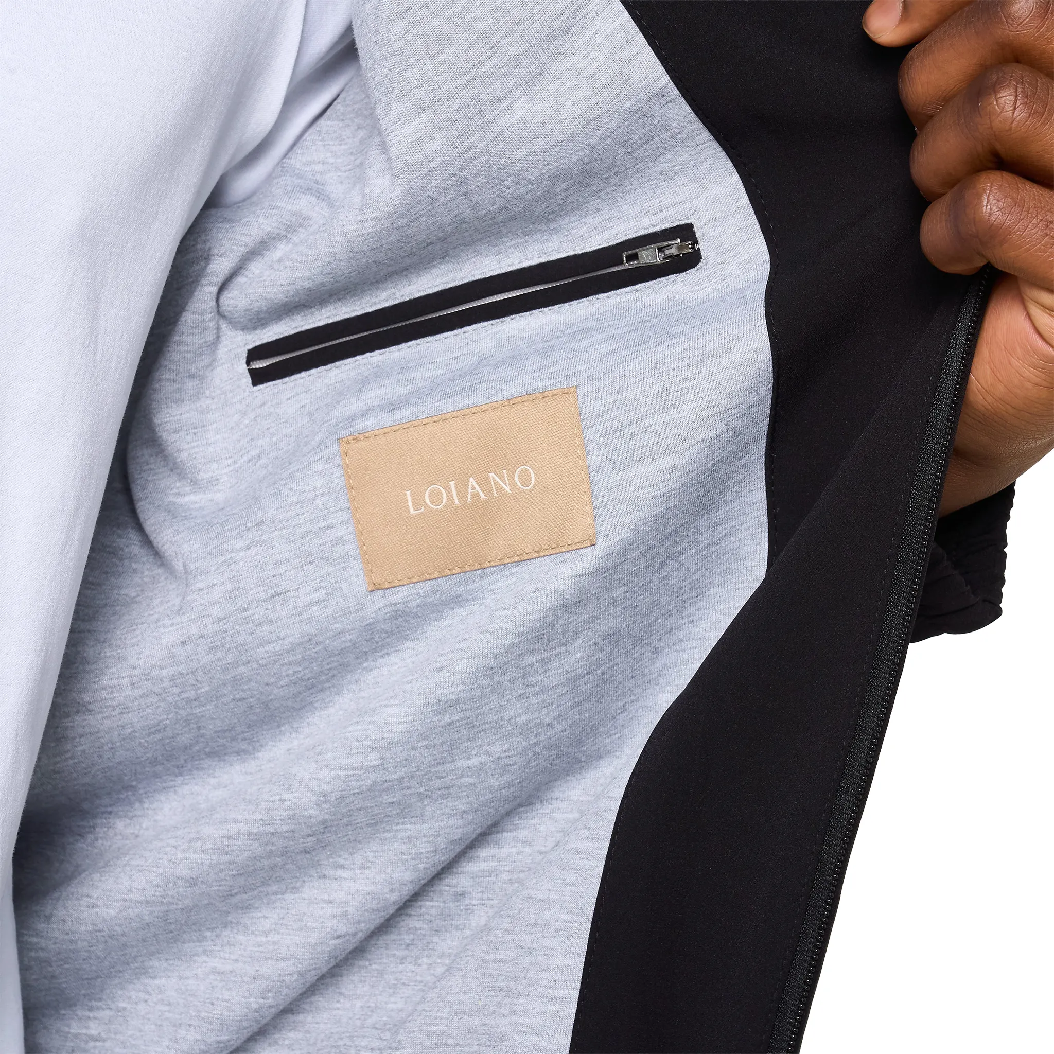 Loiano Tech Black Jacket - Image 4