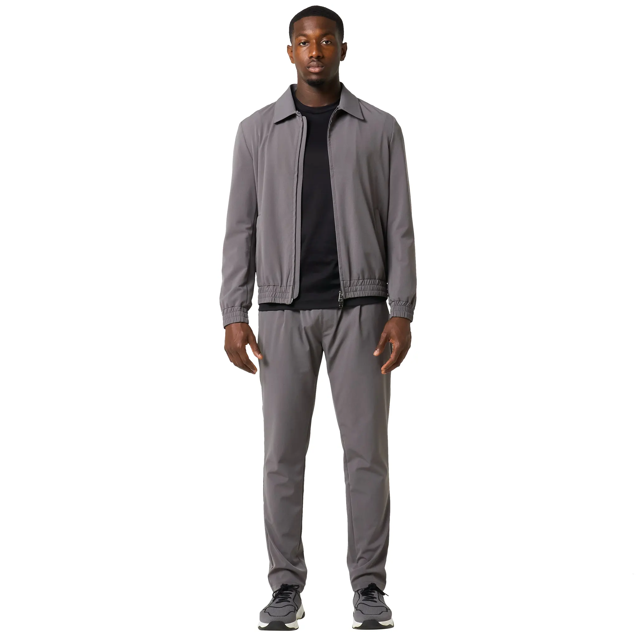 Loiano Tech Dark Grey Jacket - Image 3