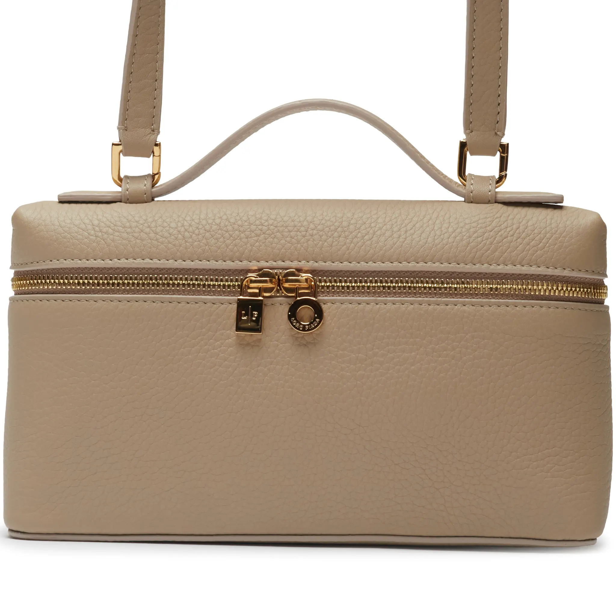 Loro Piana Extra Pocket L19 Light Mastic Sun Gold Shoulder Bag - Image 9