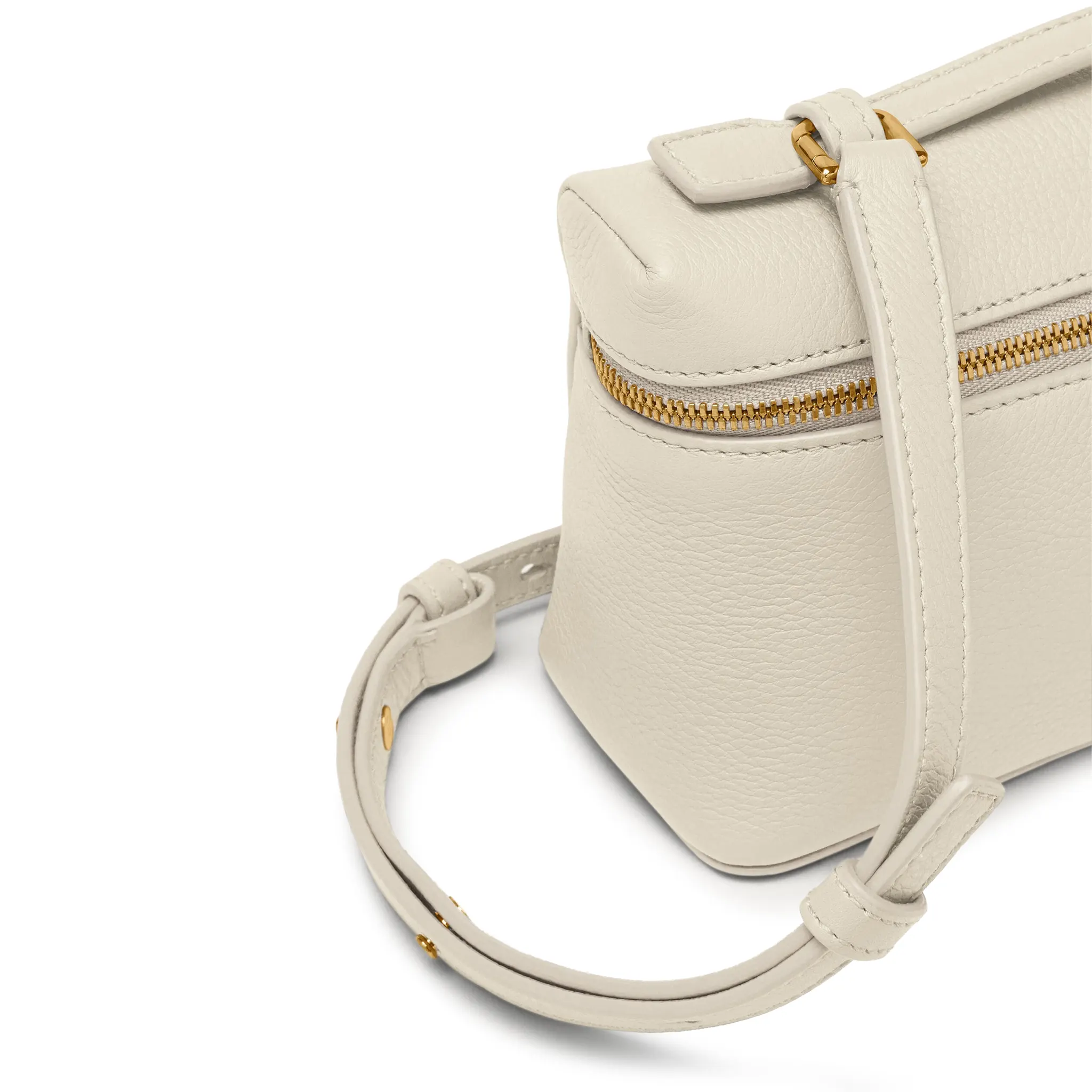 Loro Piana Extra Pocket L19 Whisper White Sun Gold Shoulder Bag - Image 4