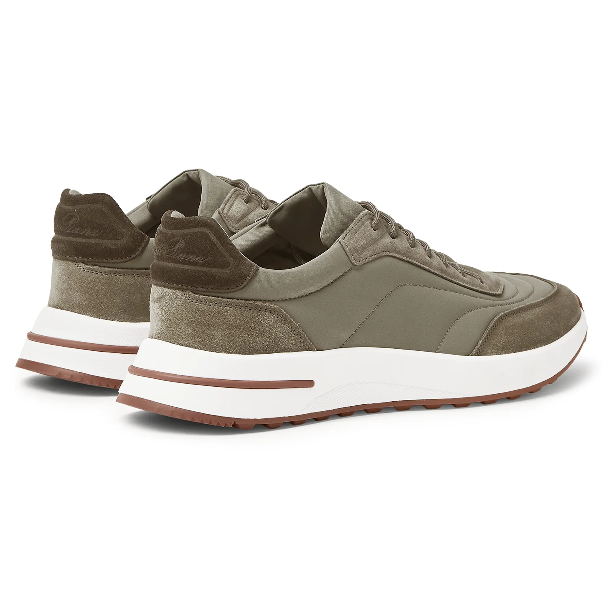 Loro Piana Week End Walk Tobacco Sneaker - Image 3