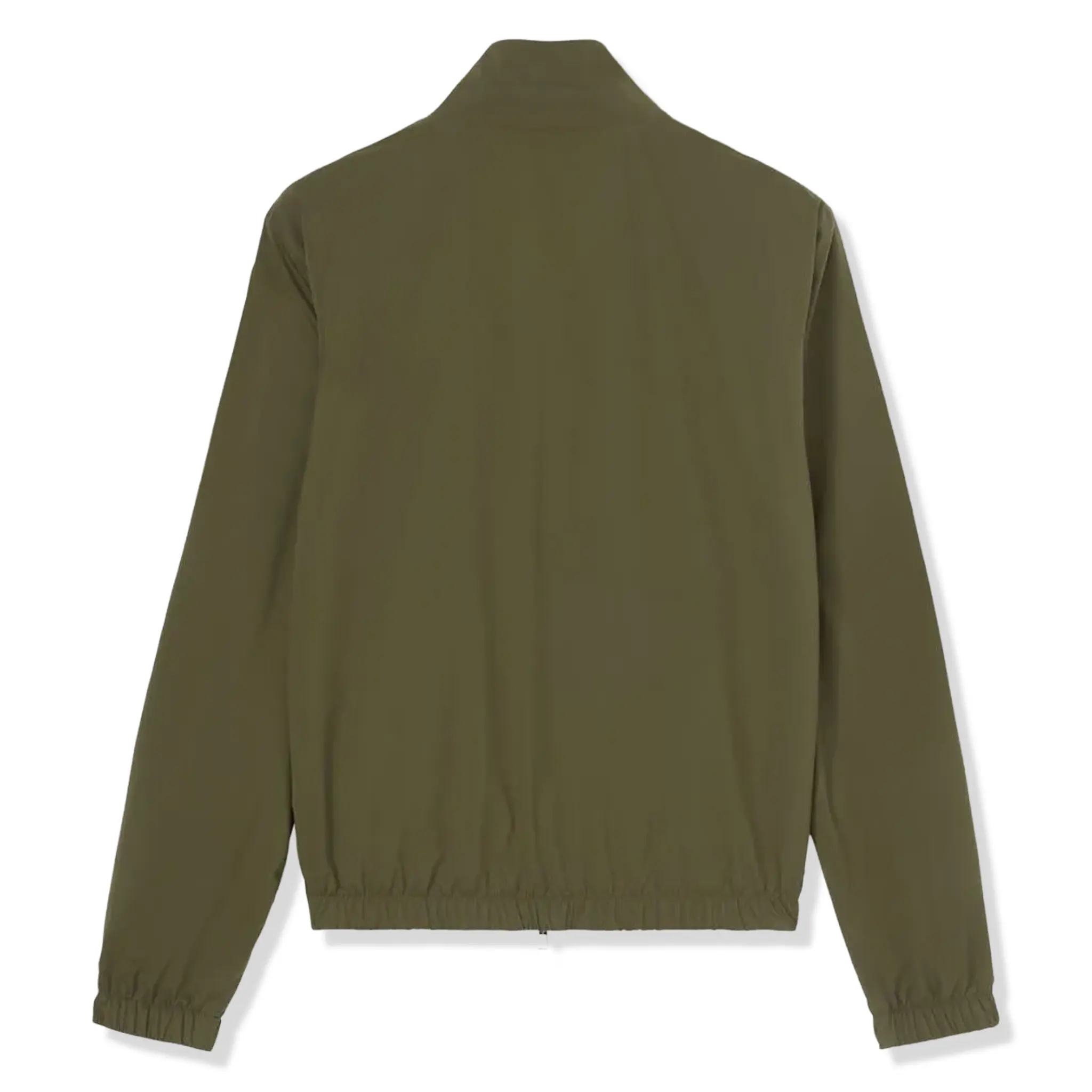 Loro Piana Windmate Storm System Dark Green Flannel Melange Bomber Jacket - Image 2