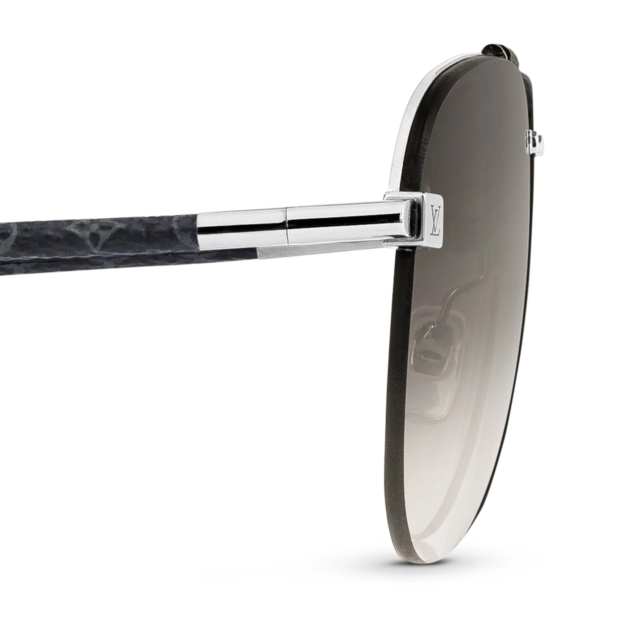 Louis Vuitton Clockwise Canvas Grey Sunglasses - Image 6