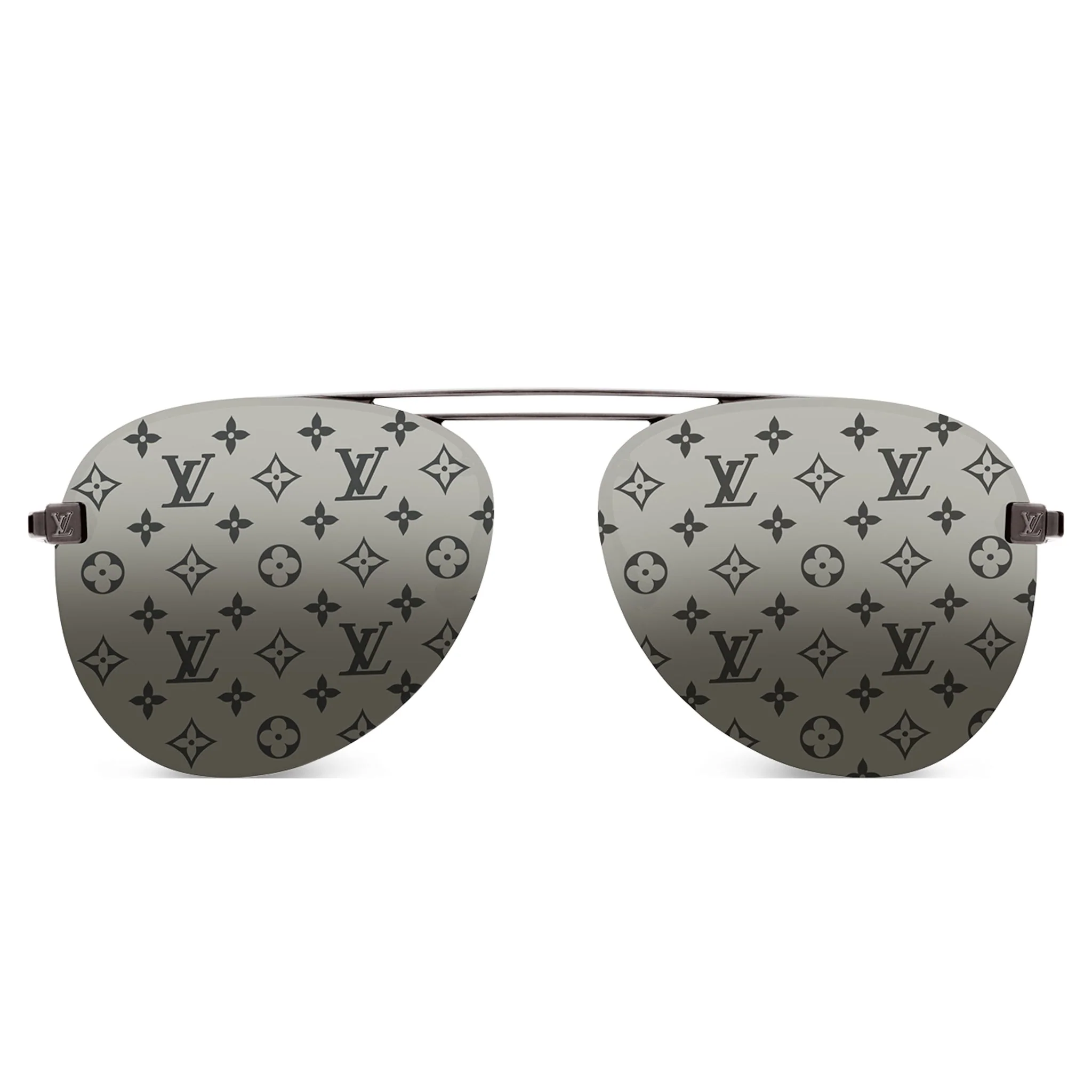 Louis Vuitton Clockwise Monogram Dark Gun Sunglasses - Image 3